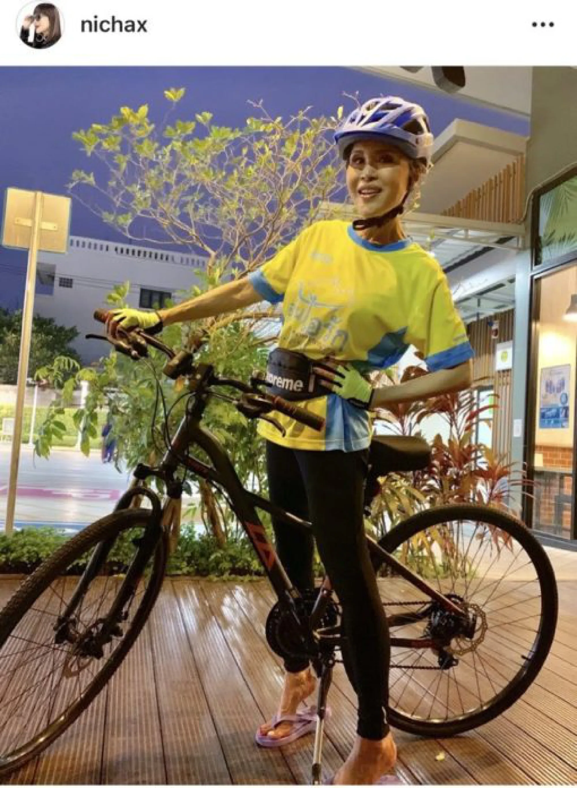 Princess offers support to bike event