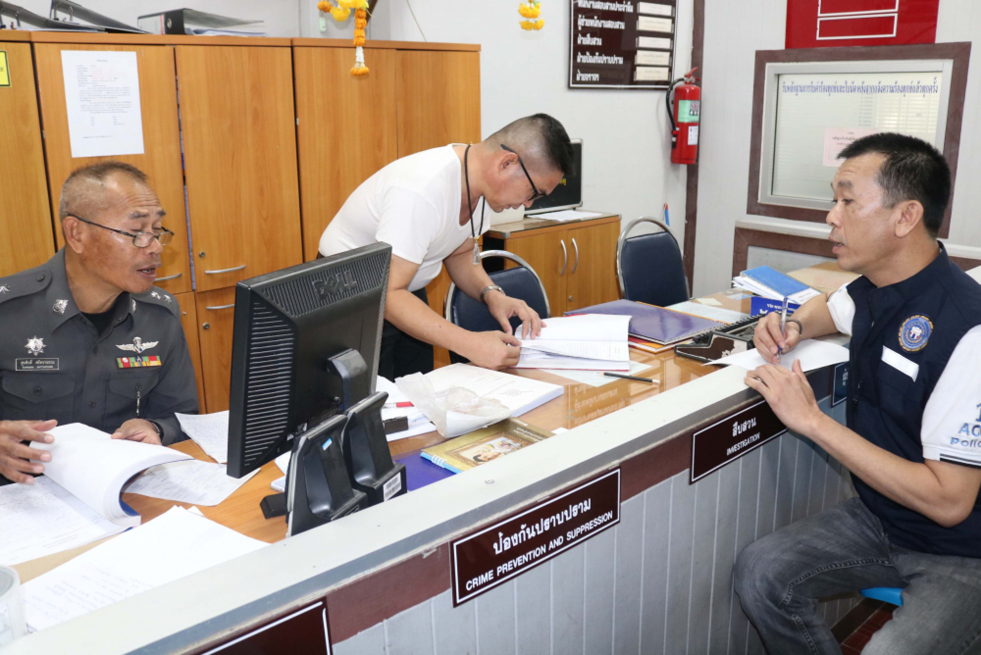 Police search Wat Rai Khing for suspect luxury vehicle