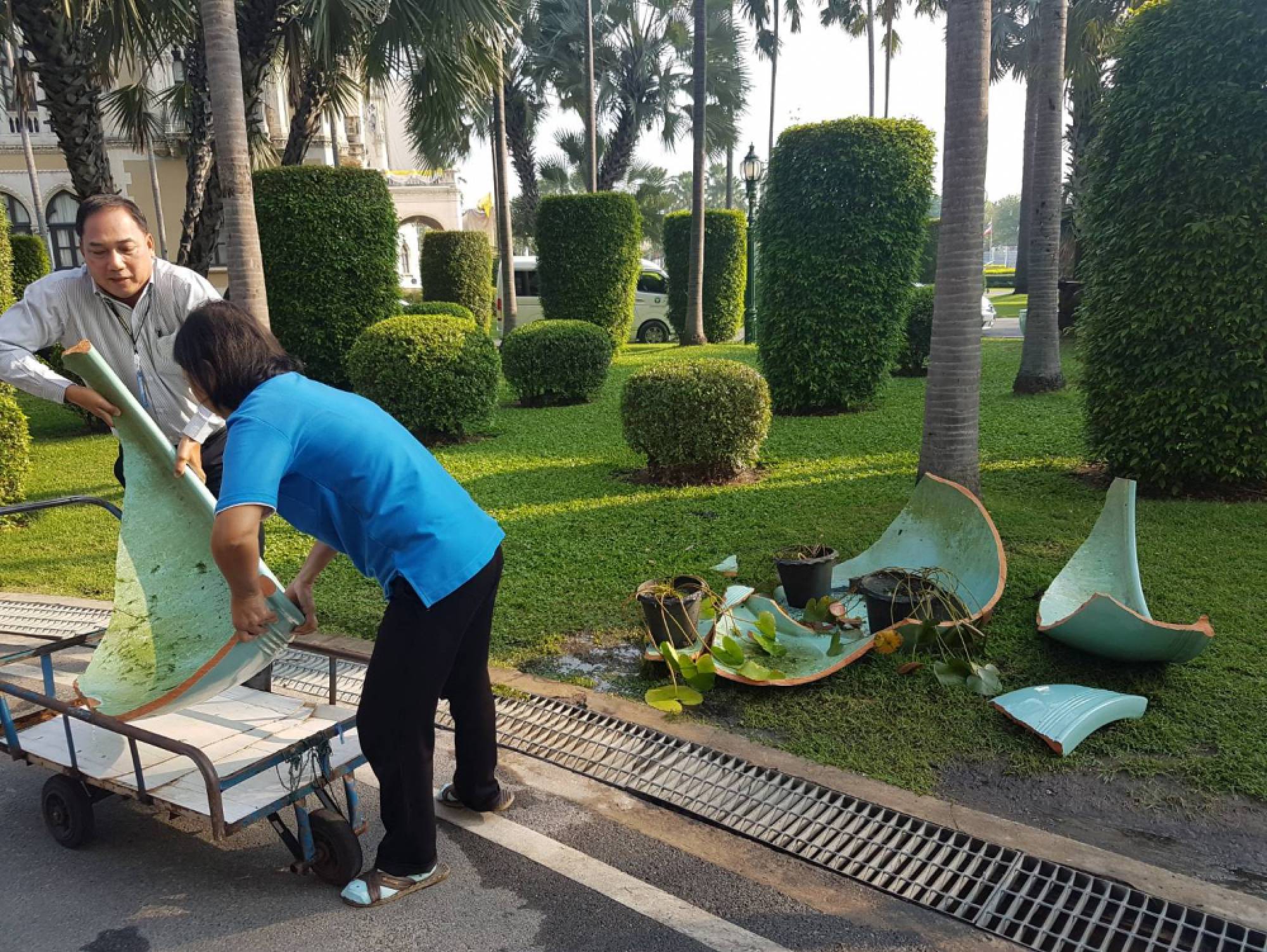 ‘Welcome help’ for a government dealing with burning issues