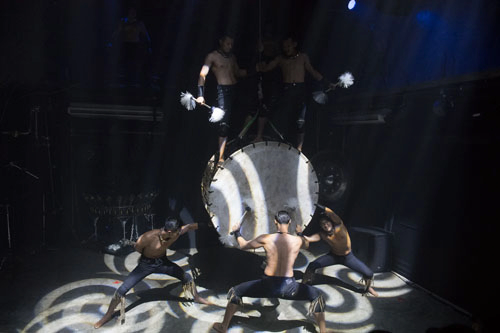 The drumming of giants