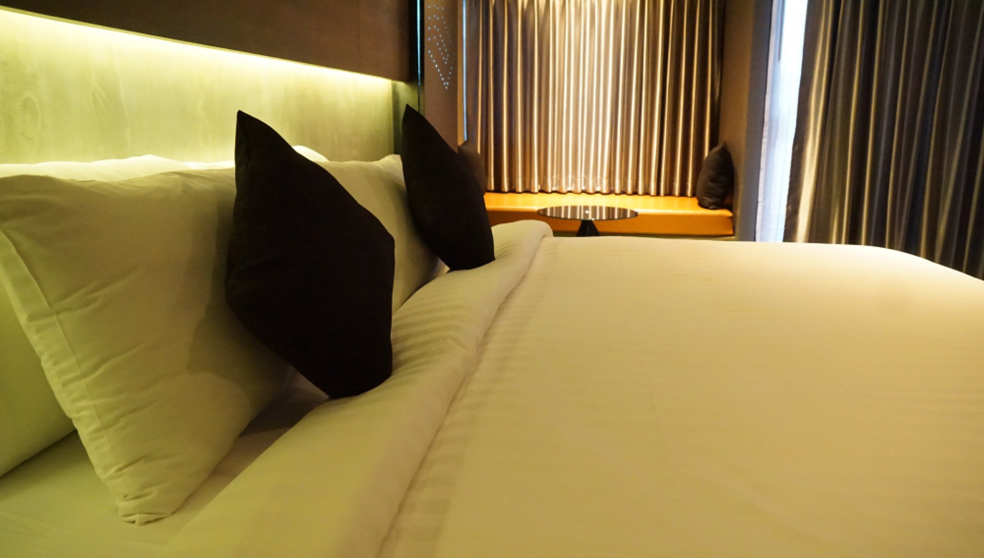 On the right side of the track