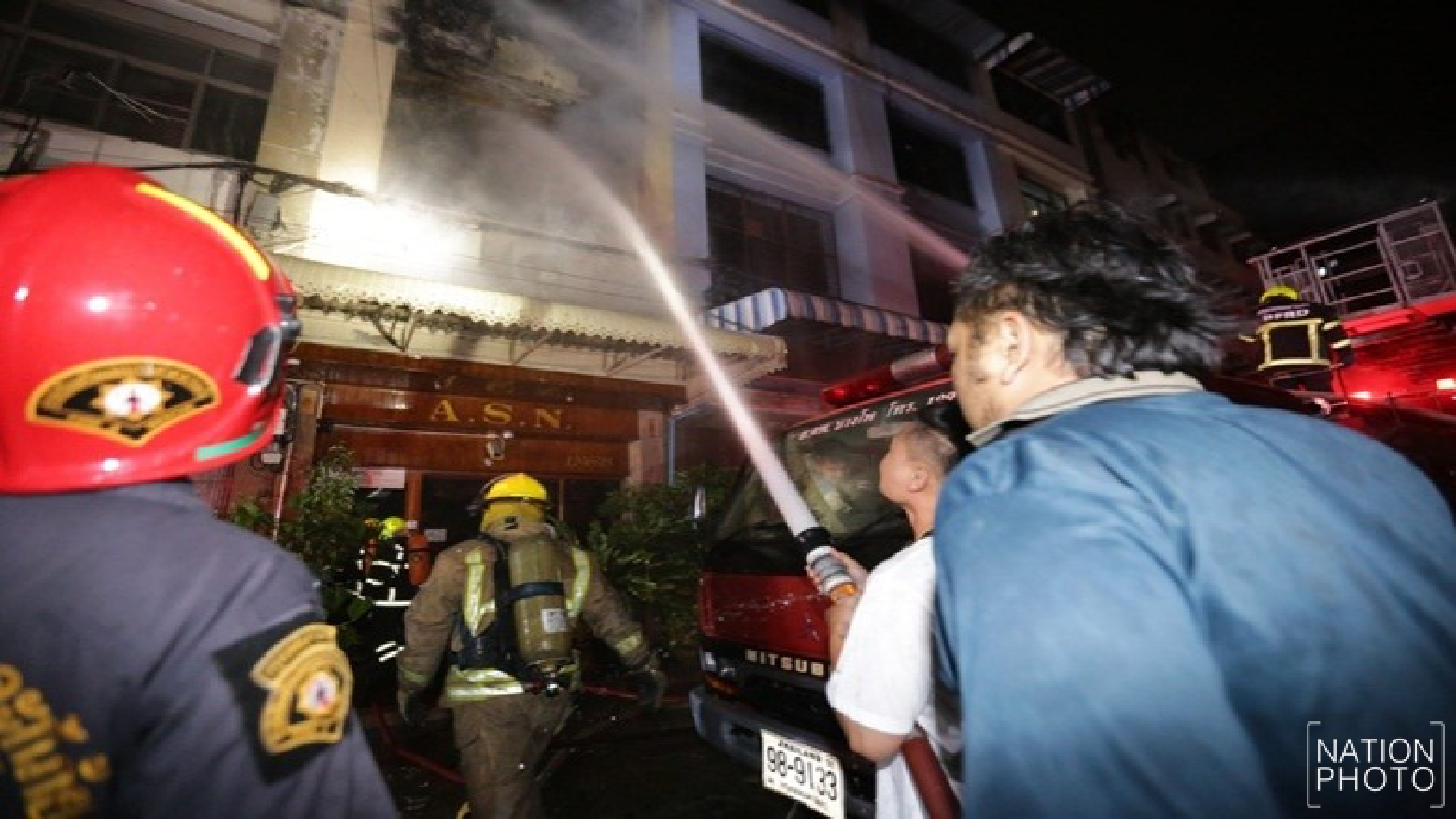 Two killed in Bangkok building fire