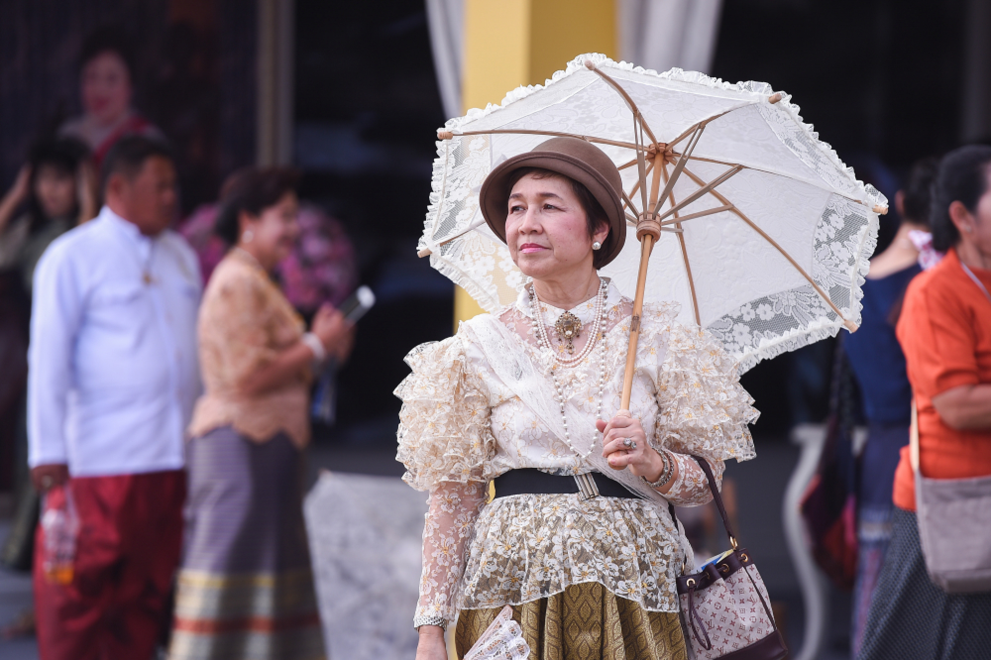 Dressed for the festival
