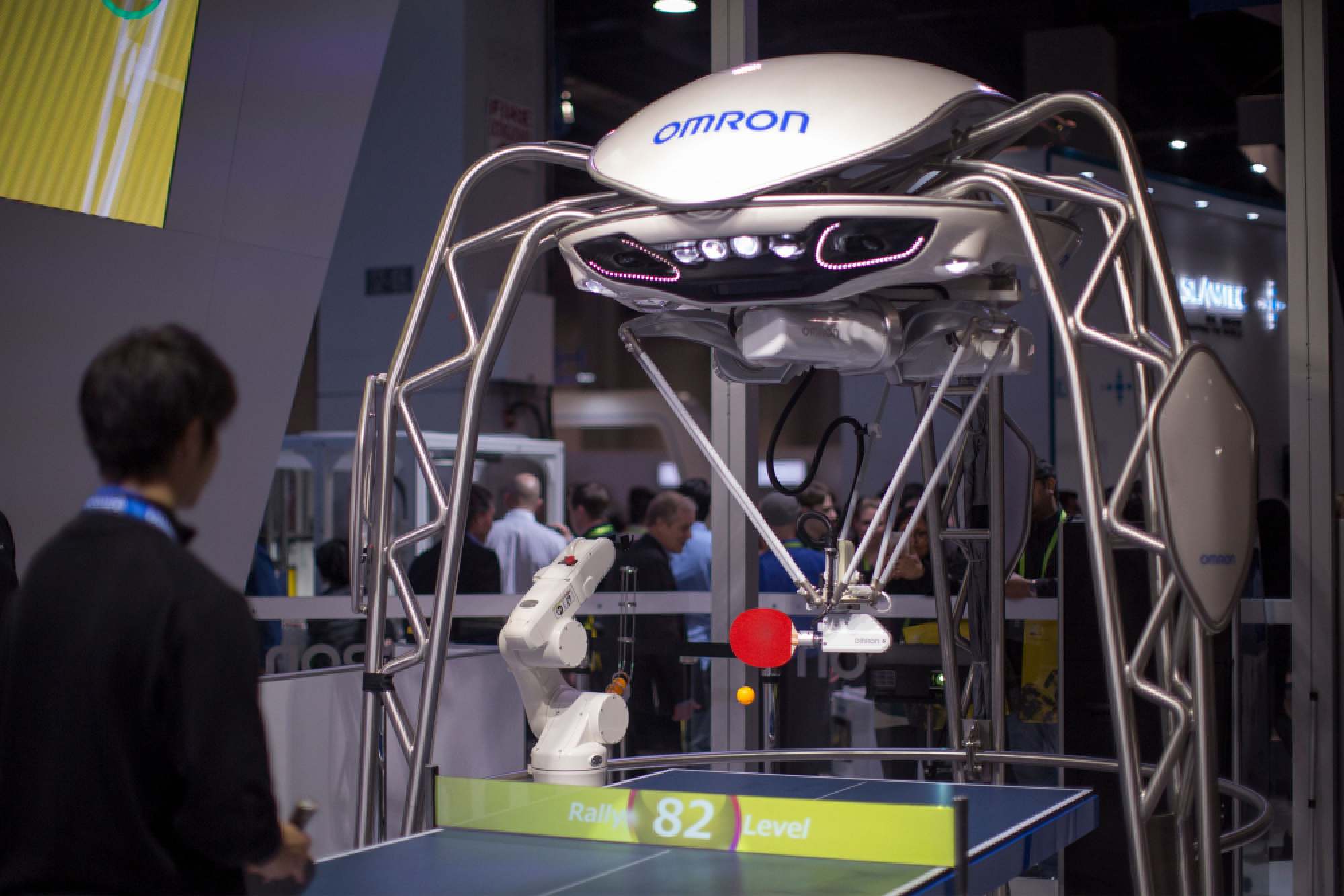 Nice big hug from a robot