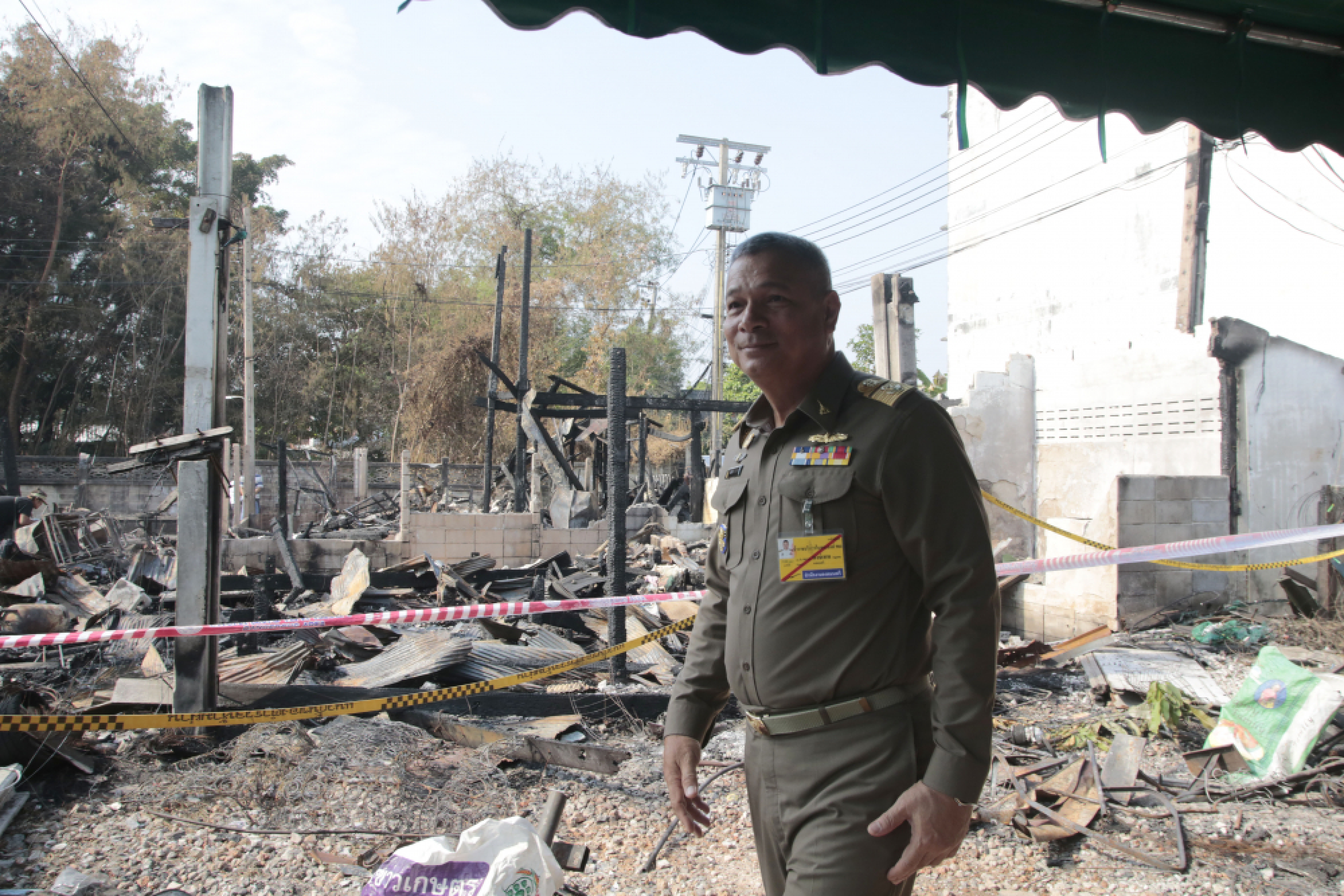 King provides assistance to blaze-hit families