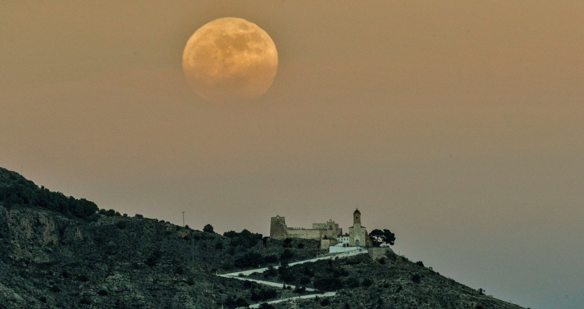 New year super moon