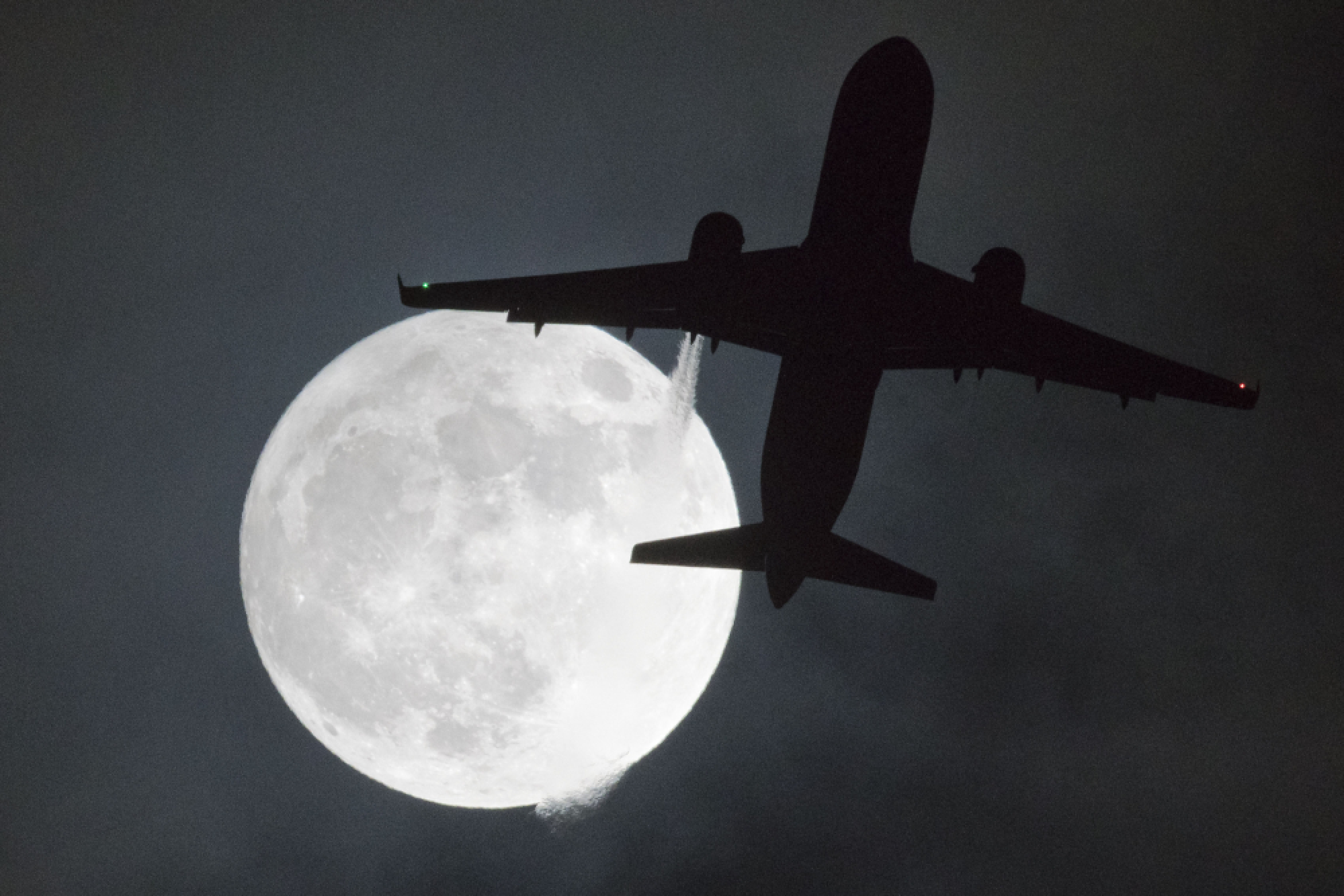 New year super moon