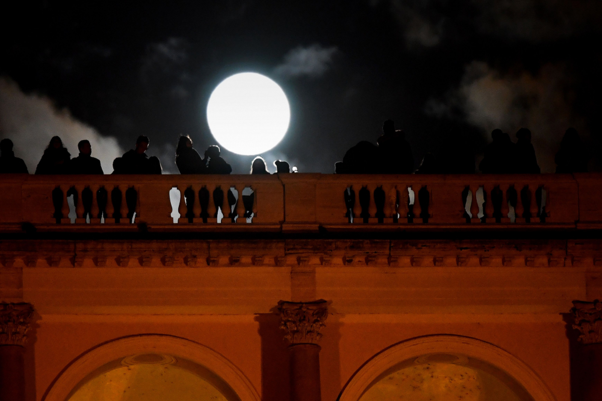 New year super moon