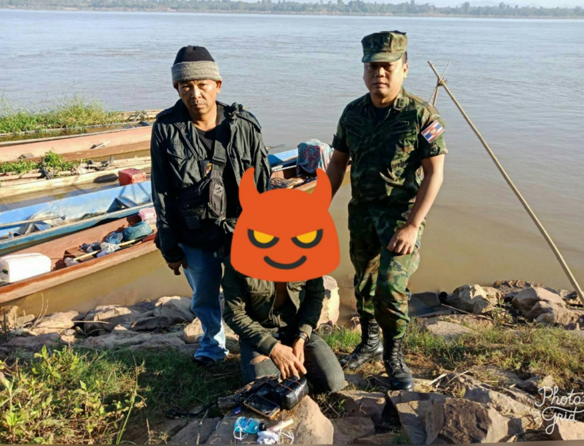 Fisherman arrested with yaba at Mekong River pier