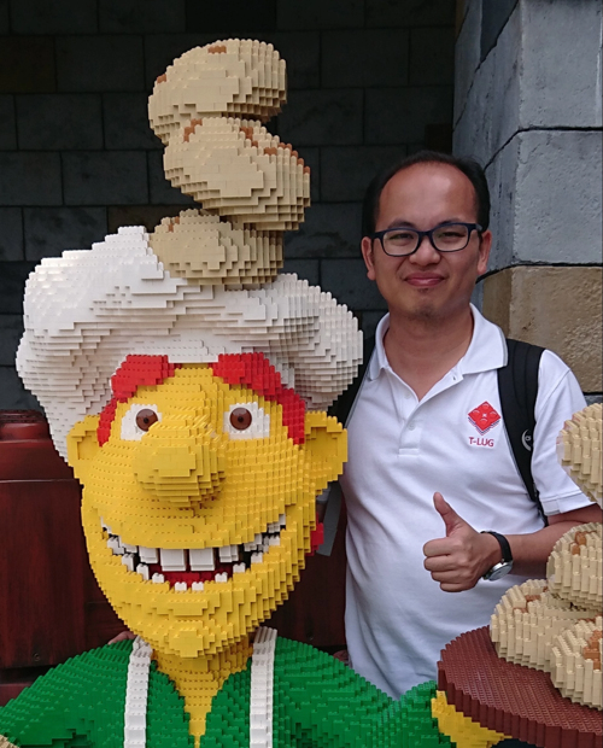 Monuments in building bricks