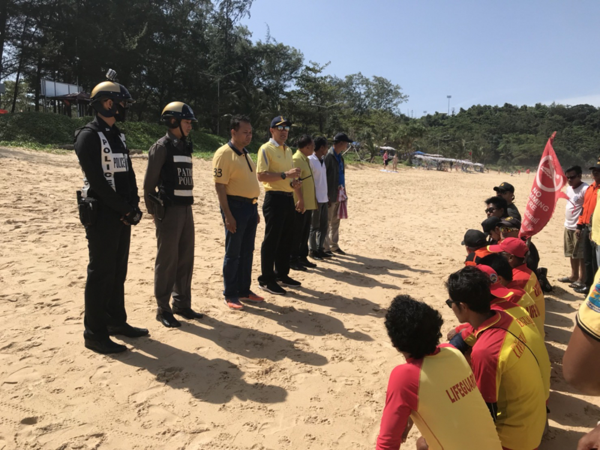 3 metre crocodile spotted at Nai Harn beach