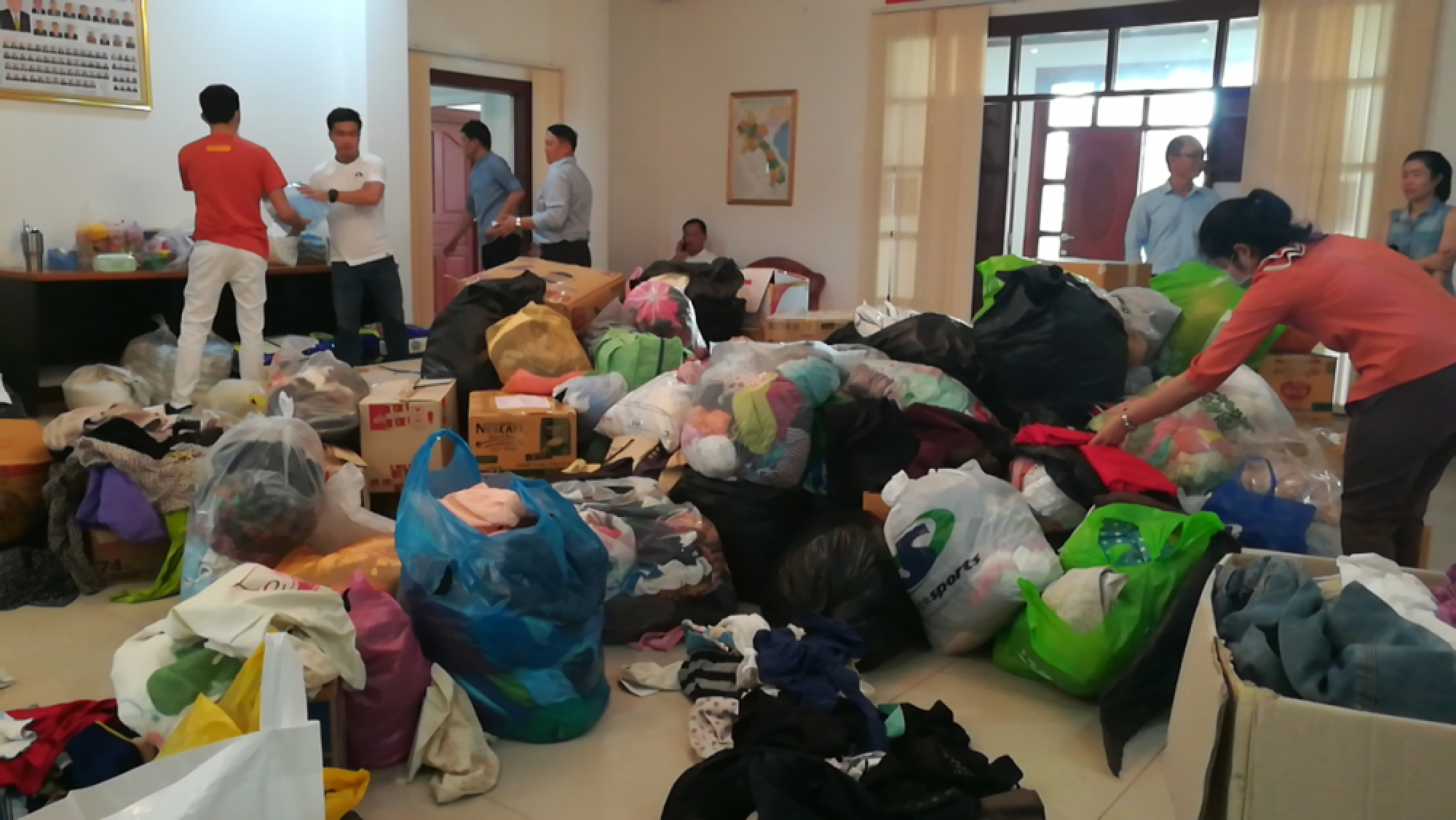 Thailand joins international aid effort for flooded Laos