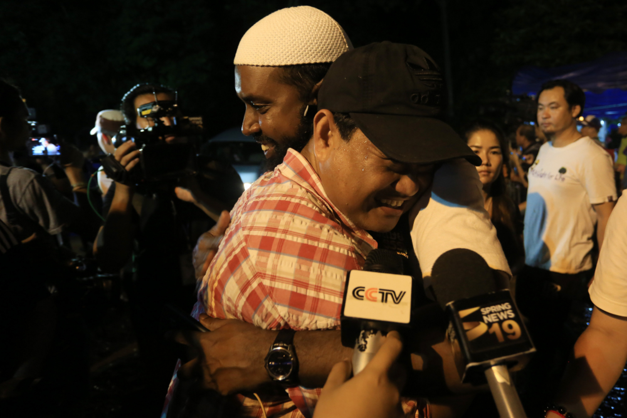 Tears of agony now flow with ecstasy for parents of trapped footballers after breakthrough