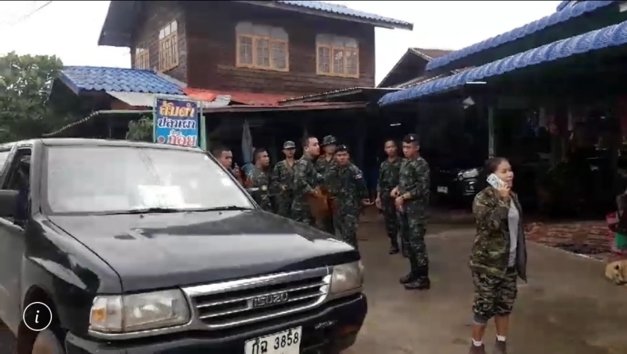 Troops search for old man missing in Sakon Nakhon forest