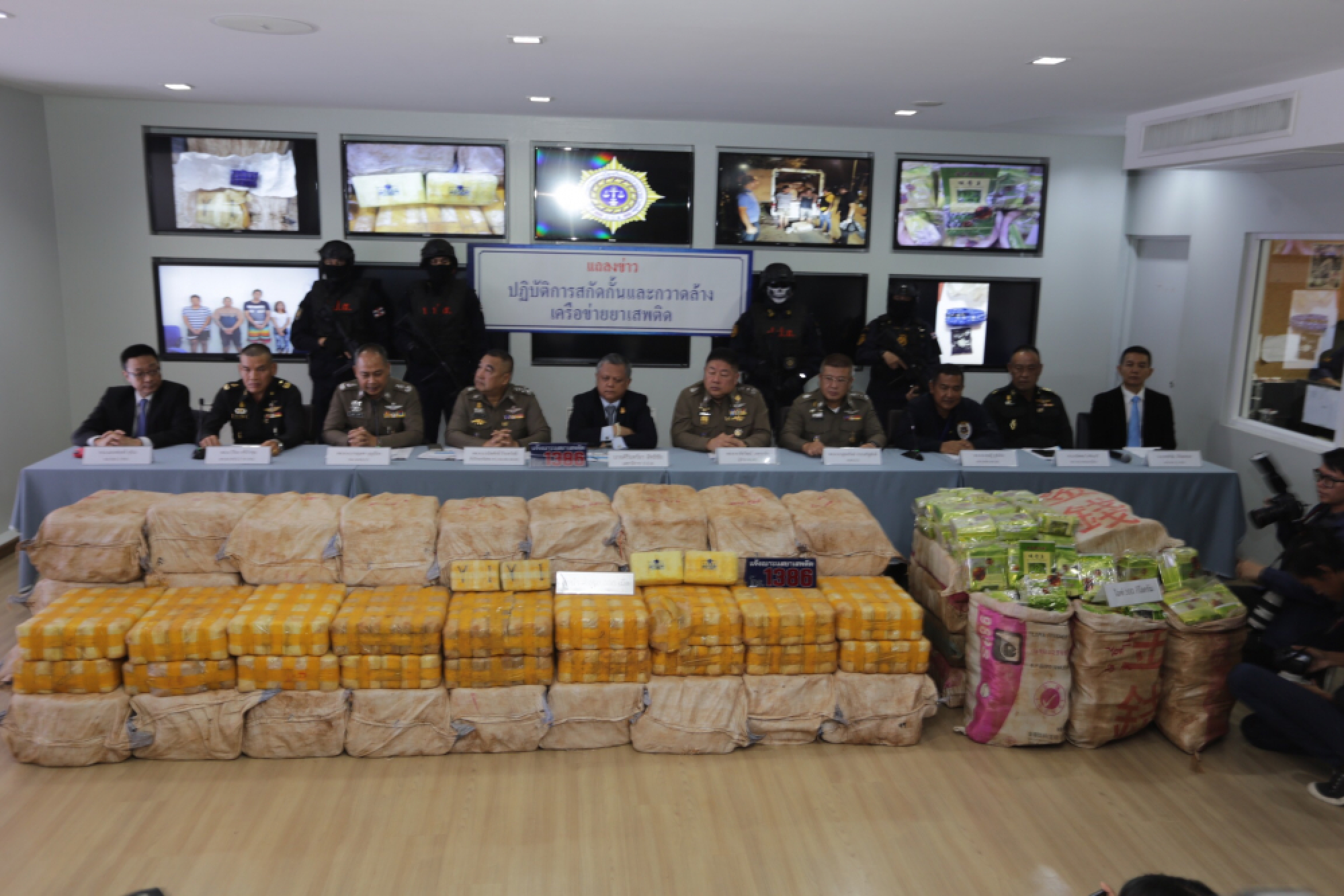 Police hail giant Chiang Mai meth bust