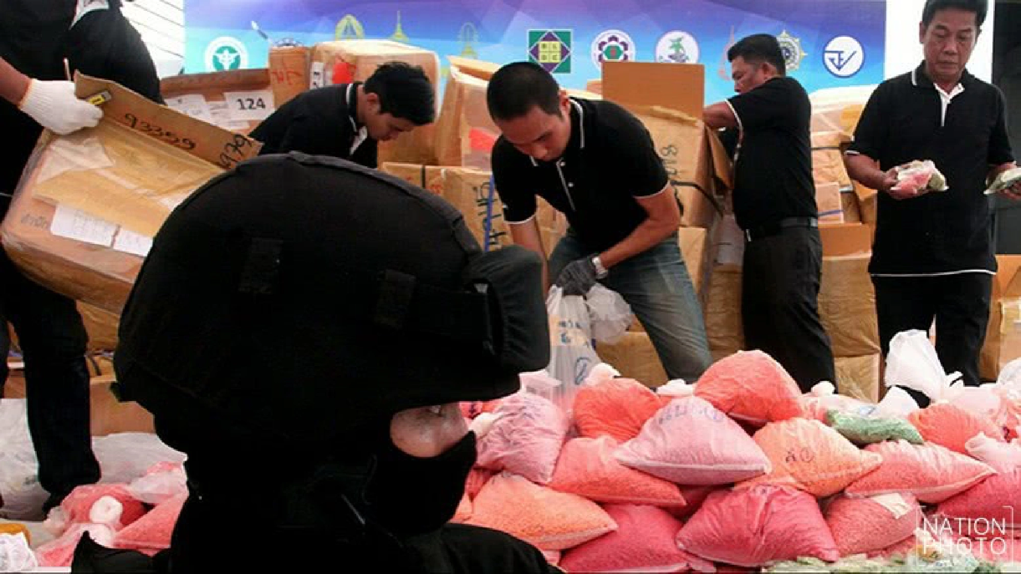 Meth, ice, heroin burn in anti-drugs day