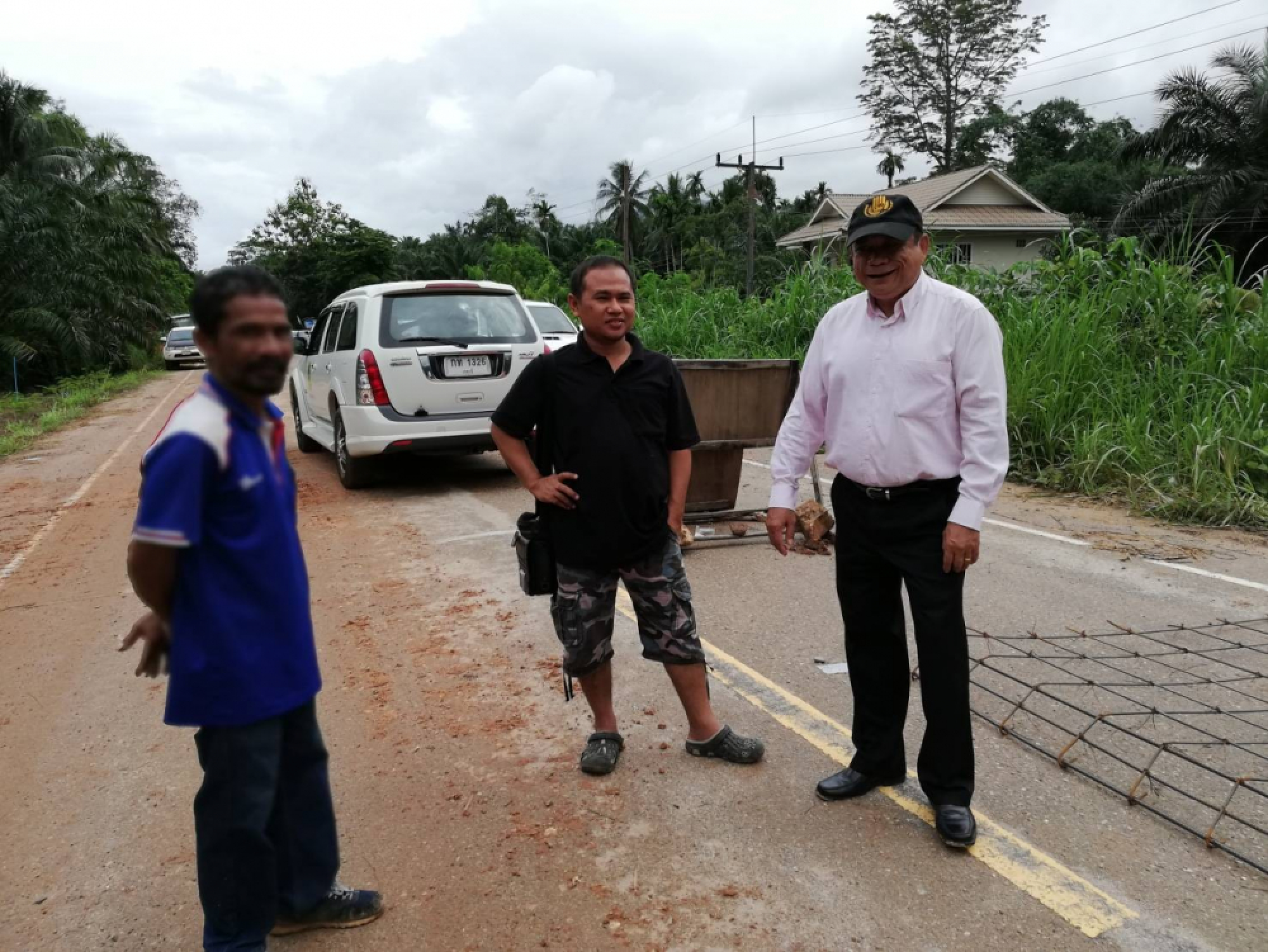 Krabi bridge washed away in heavy rain