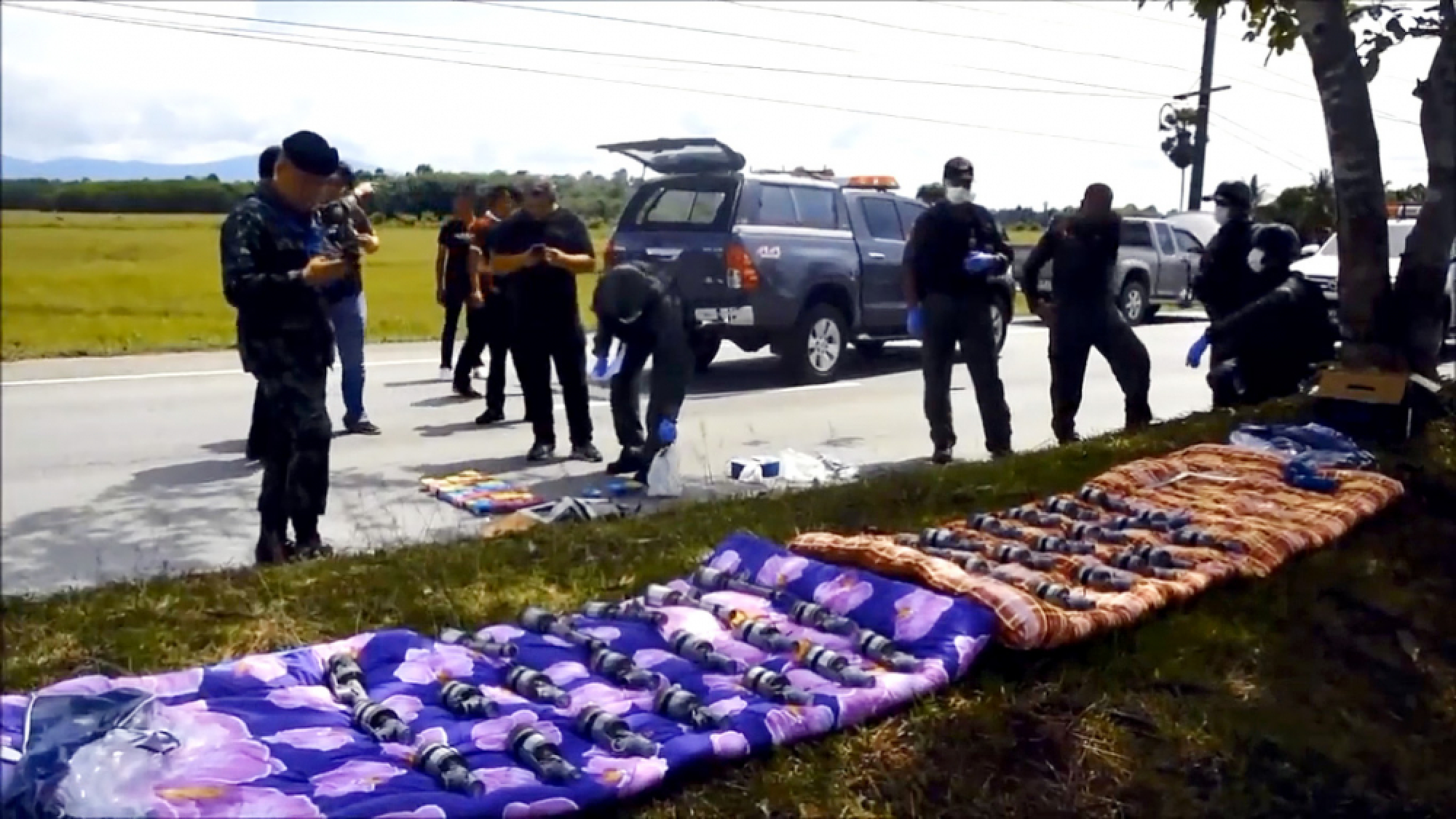 Police intercept 41 pipe bombs smuggled in from Malaysia