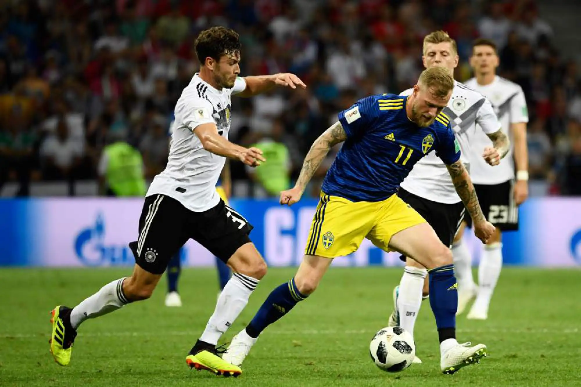 Germany hold nerve as Kroos brings World Cup holders back from brink