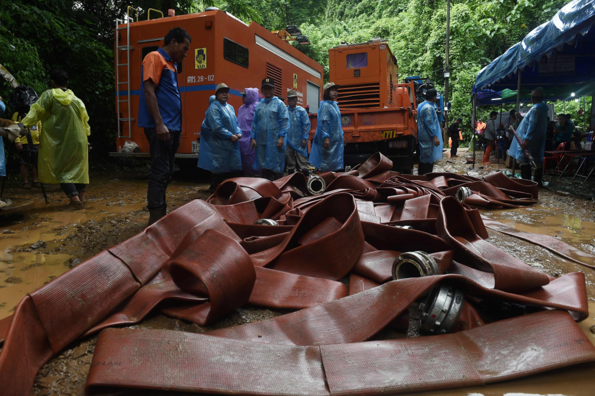 Prayers for Thai children and coach trapped in flooded cave
