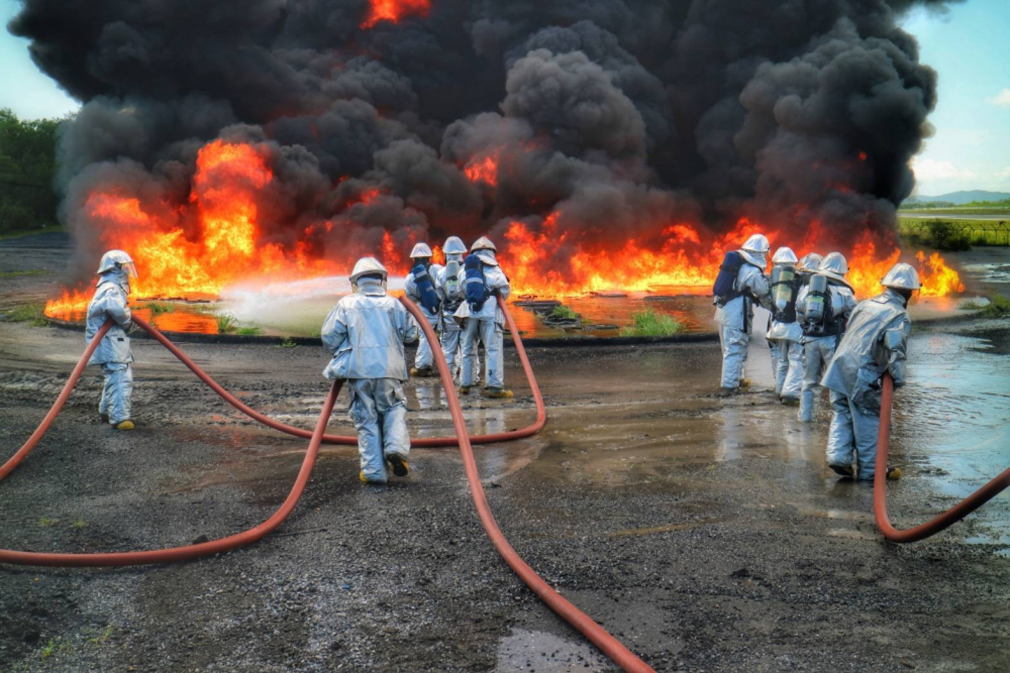 Phuket emergency crews complete airport fire drill