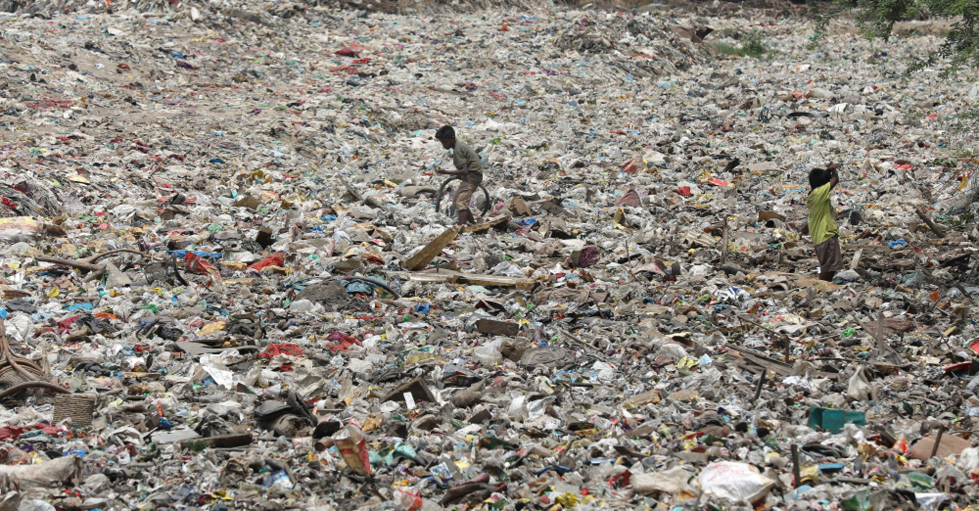 Delhi slum drowning in plastic as Environment Day focuses on India