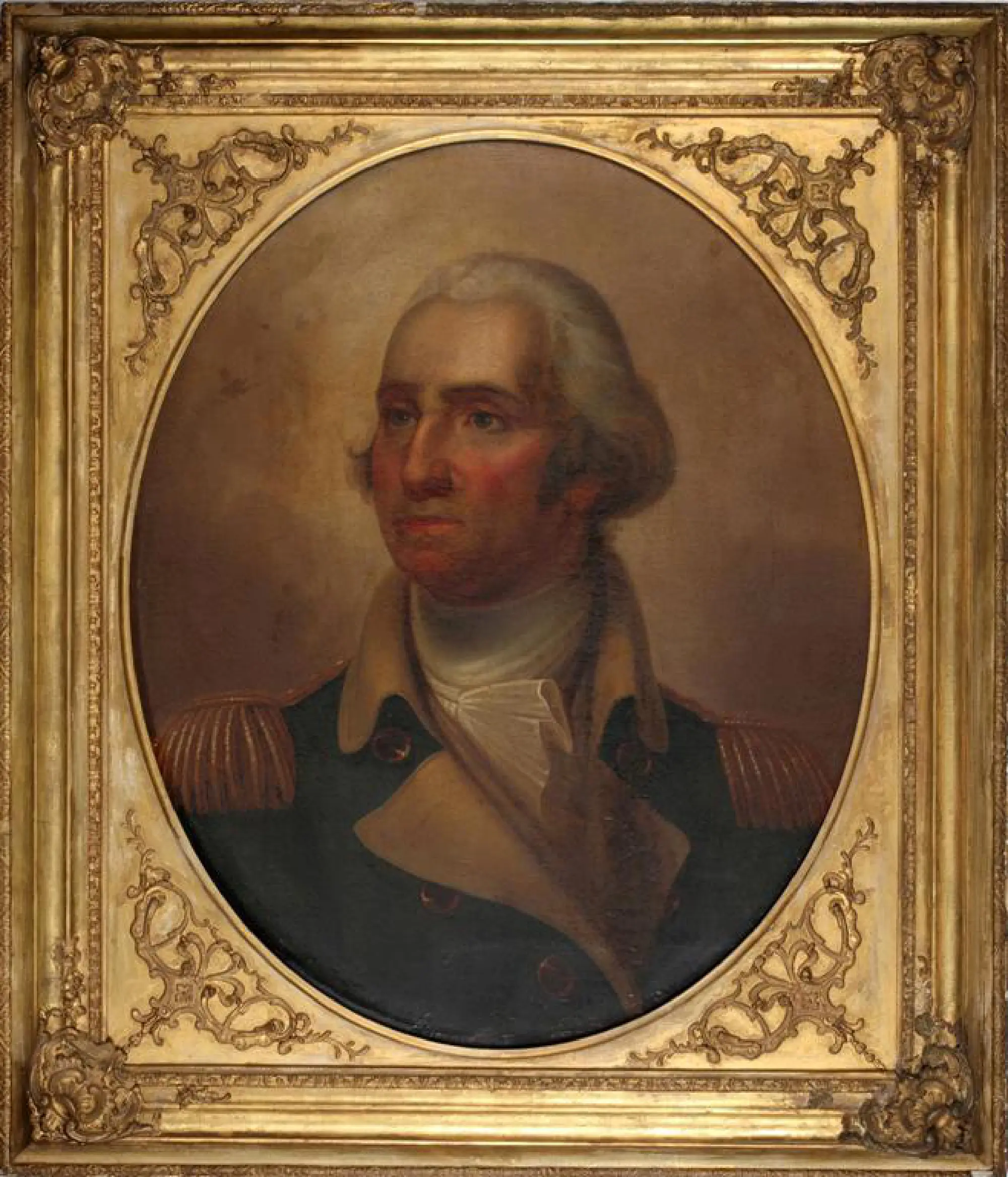 The portrait of President George Washington