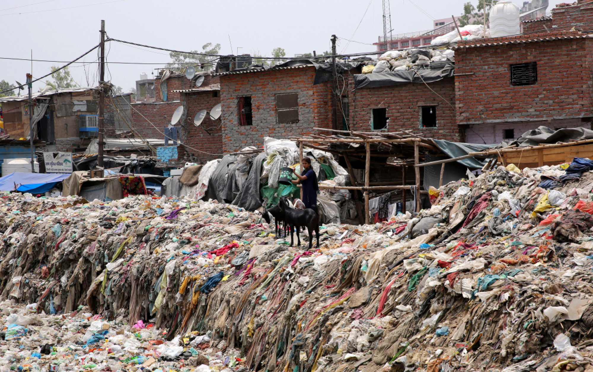 Delhi slum drowning in plastic as Environment Day focuses on India