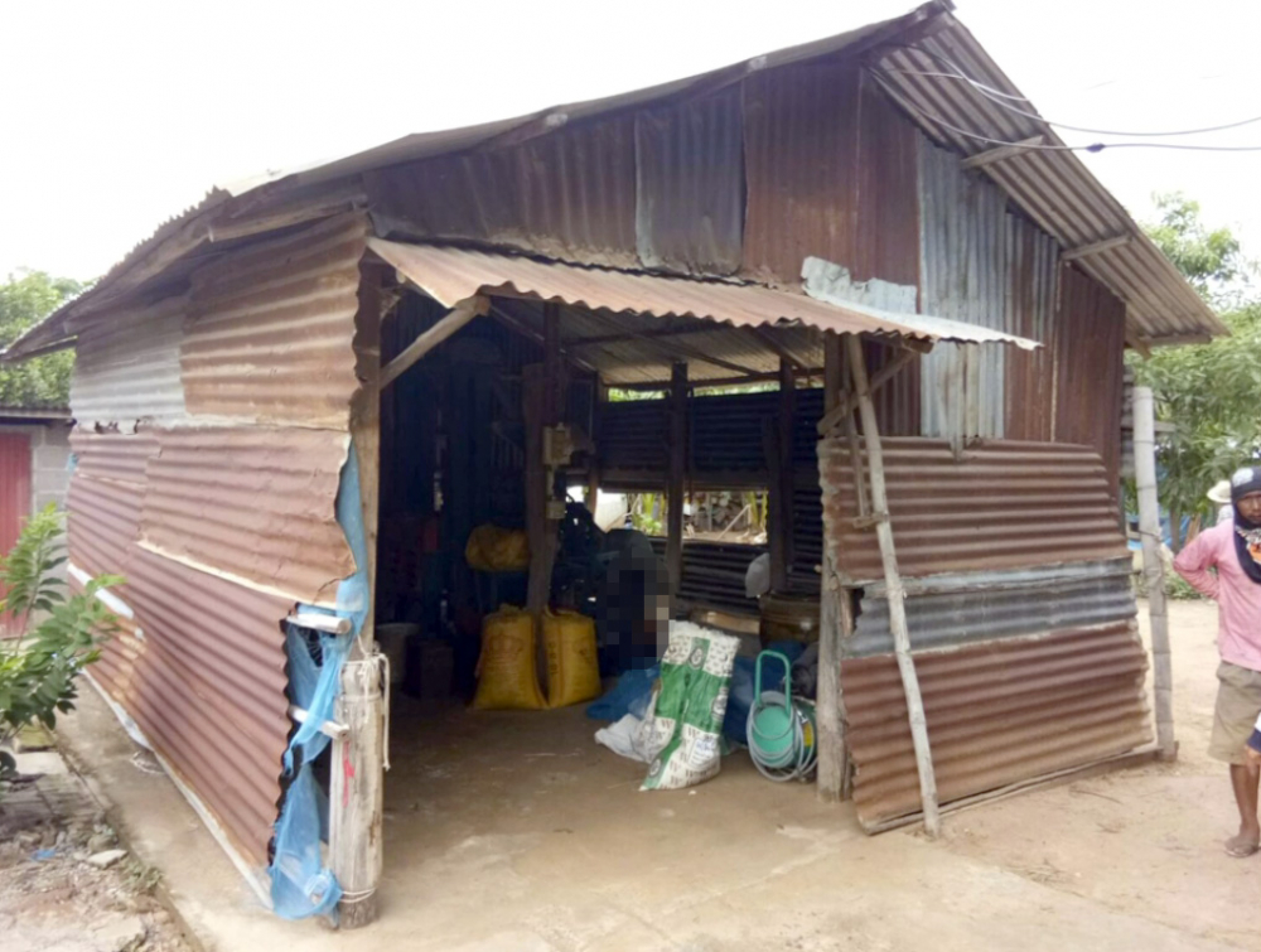 Korat farmer strangled by rice milling machine