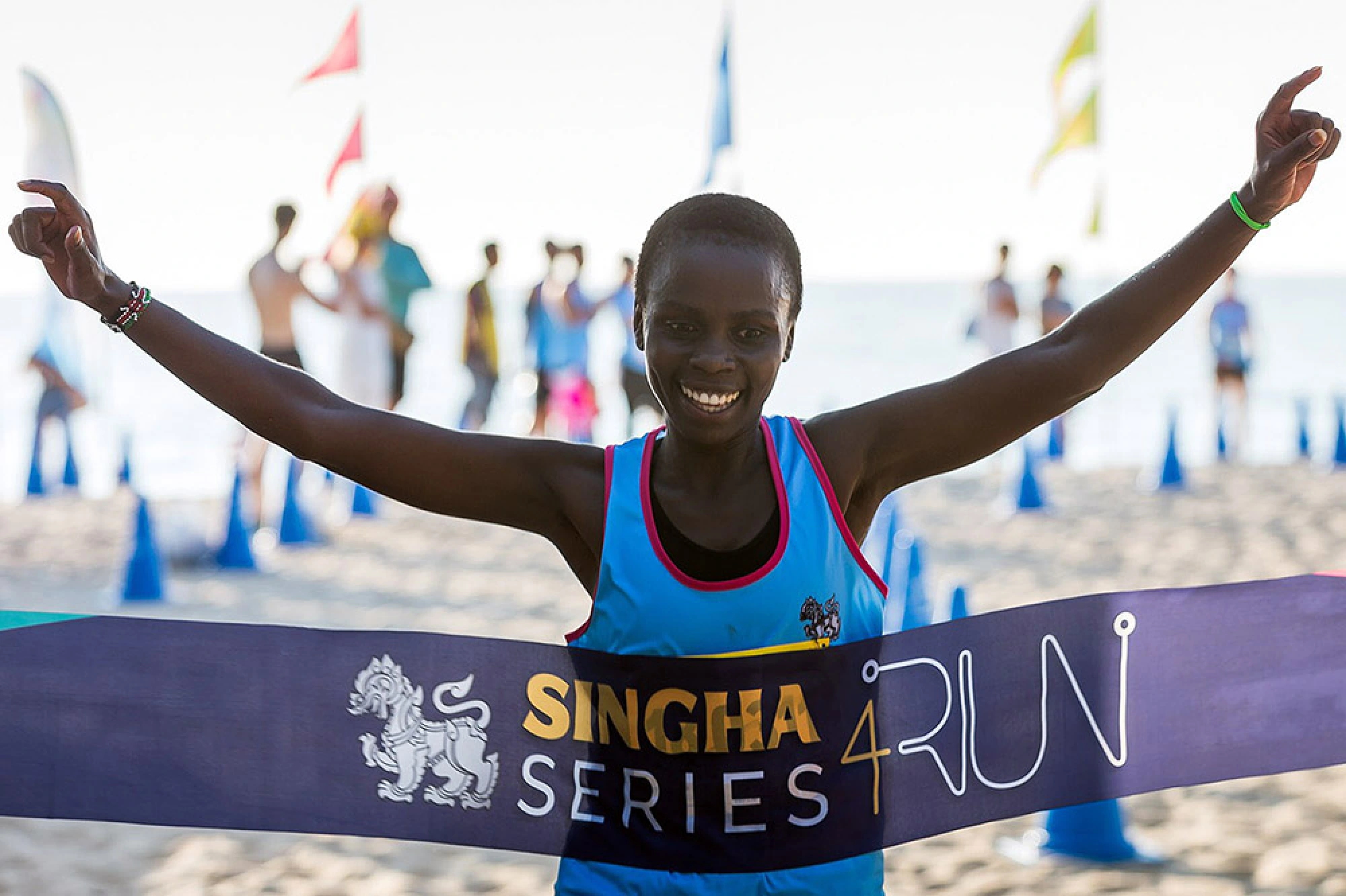 Marathon coach scores maiden title