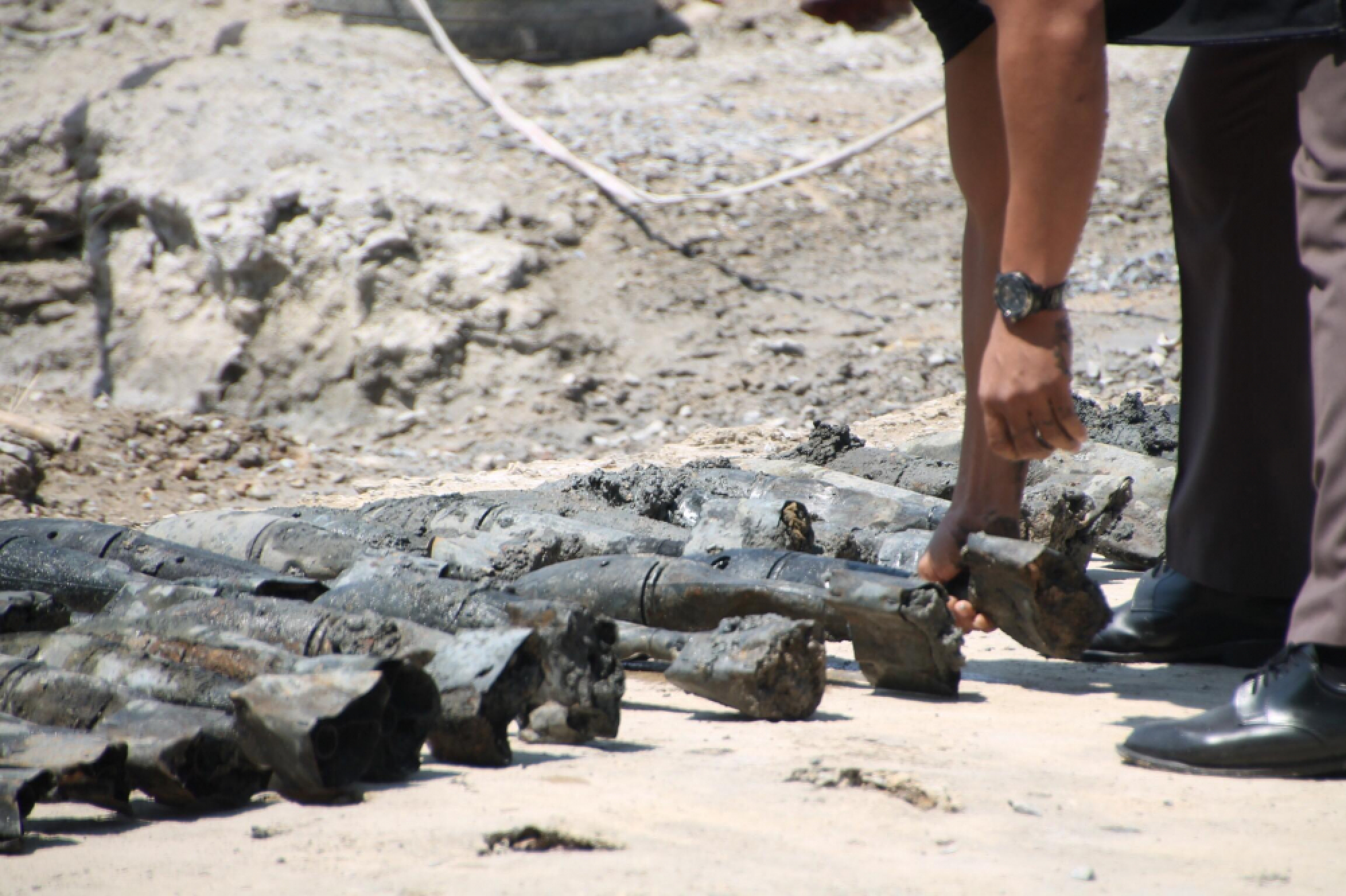 Disposal unit called in after practice bombs found at Bangkok construction site