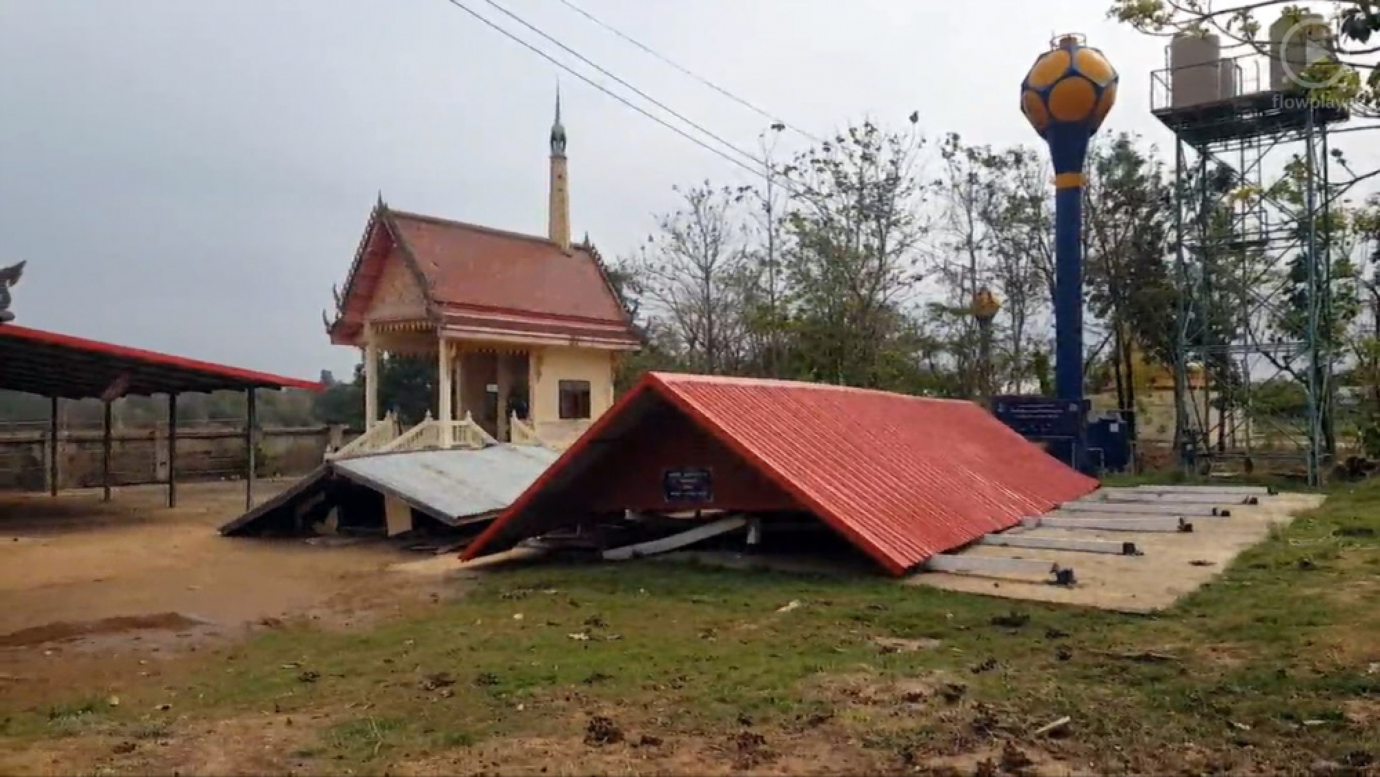 More than 50 houses damaged by storm in Si Sa Ket