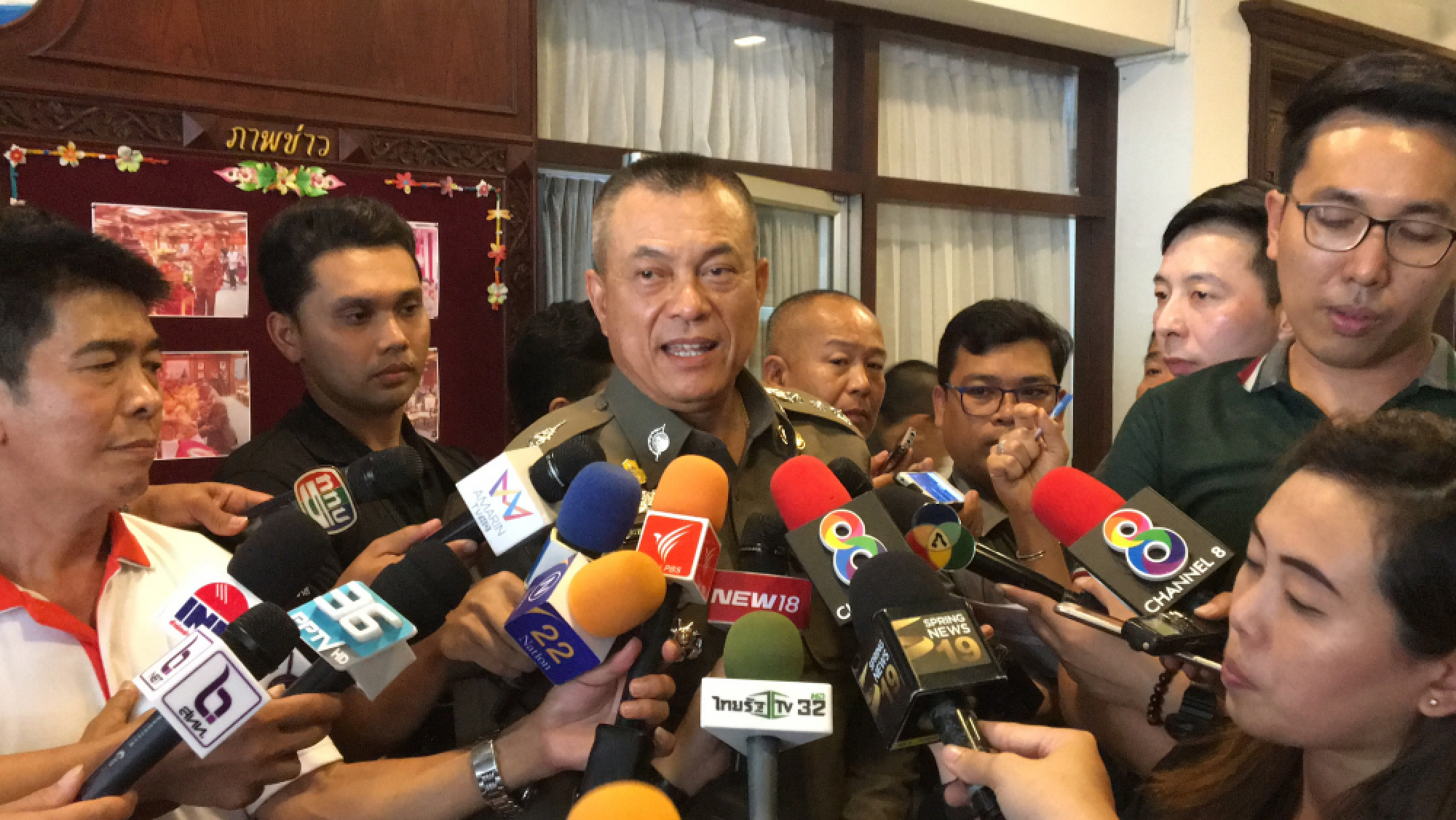 Former Kanchanaburi police chief accused of tampering with Bt30m lottery investigation