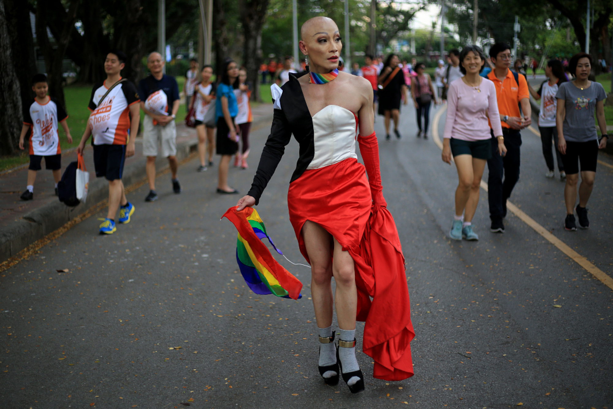 Lumpini Park walk marks International Women’s Day
