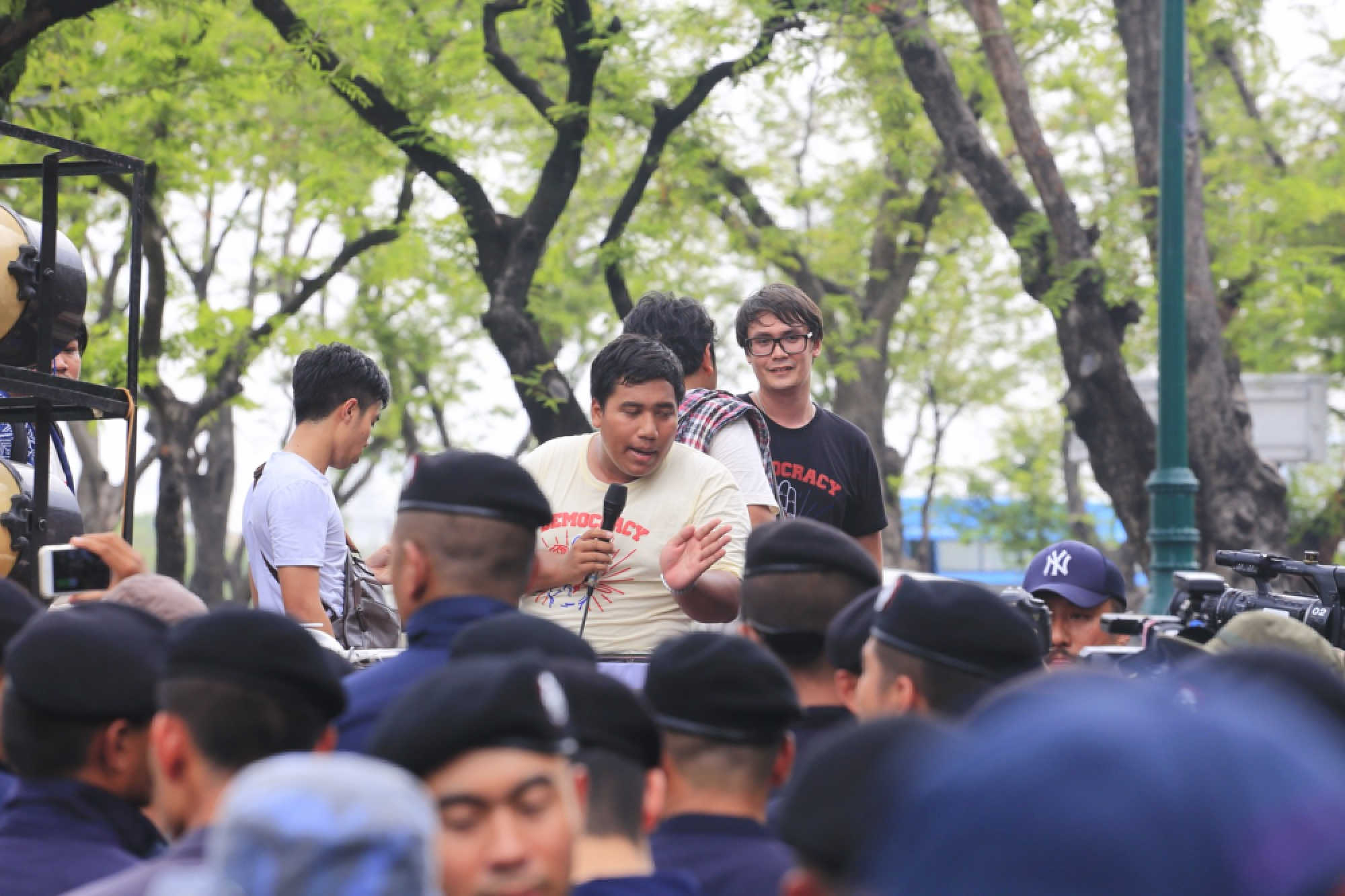 Arrested but not disheartened