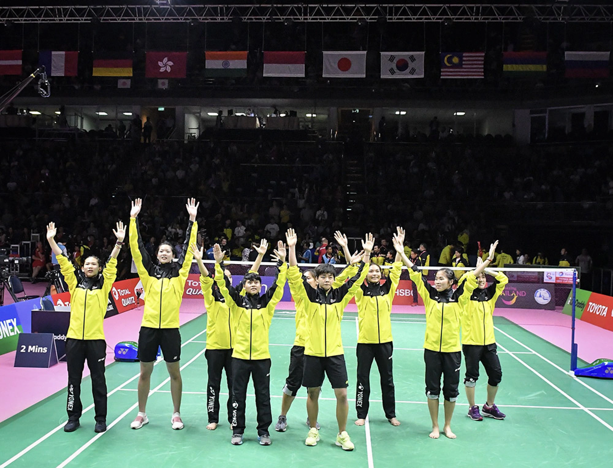 Thais oust champions China after six-hour thriller