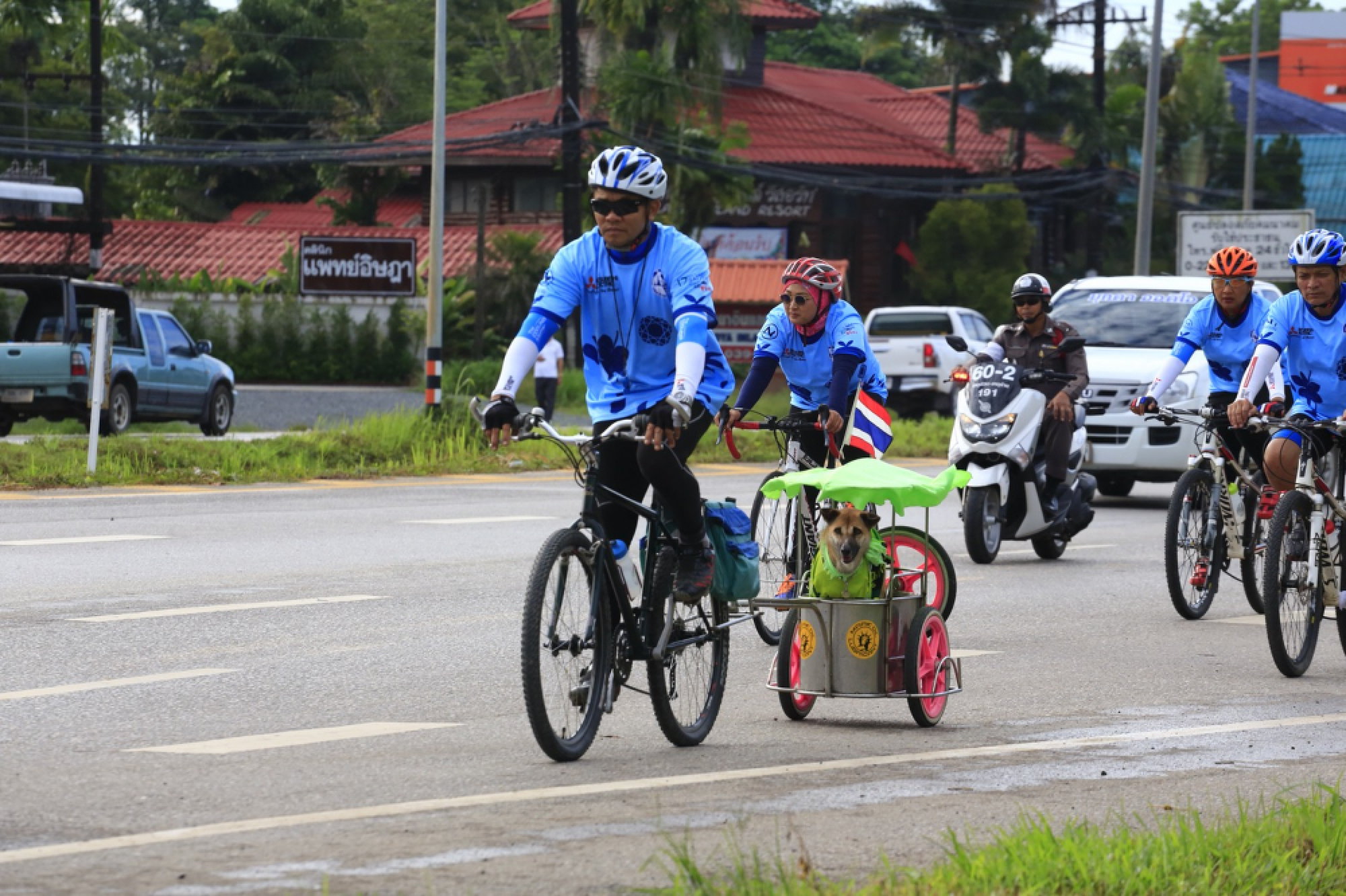 Huge turnout of cyclists at Nation’s Trat bike event
