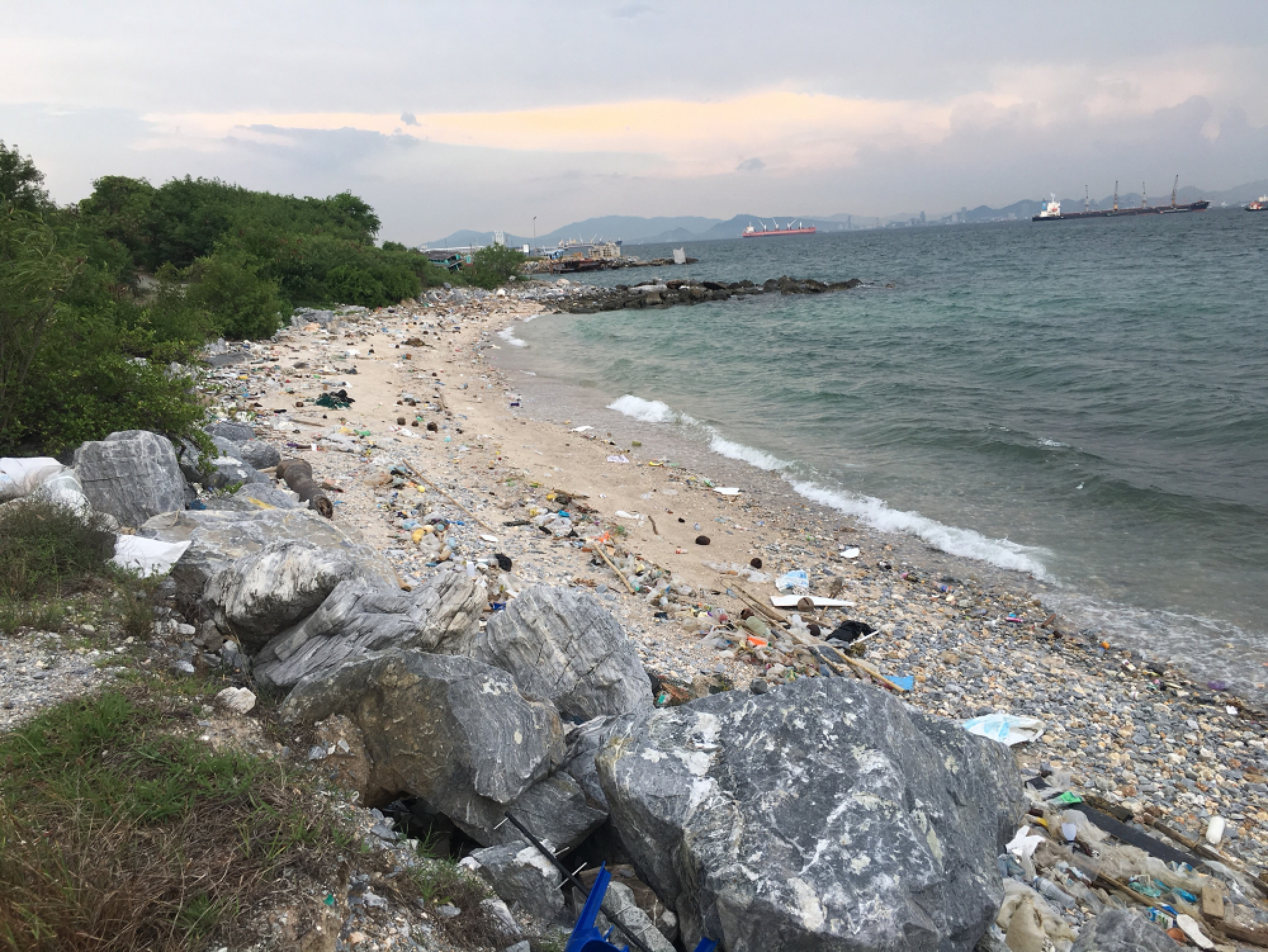 Locals distressed as sand and sea tarnish island’s image