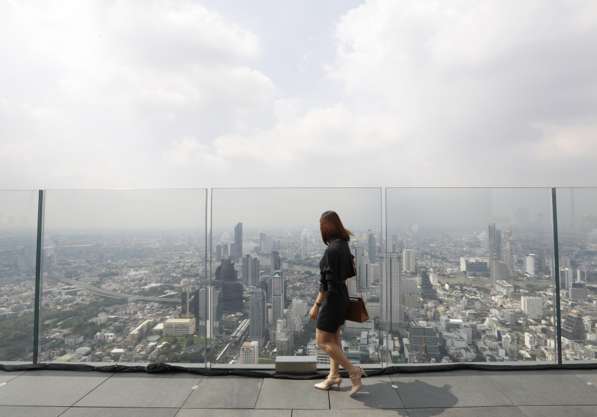 The highest building view of Bangkok