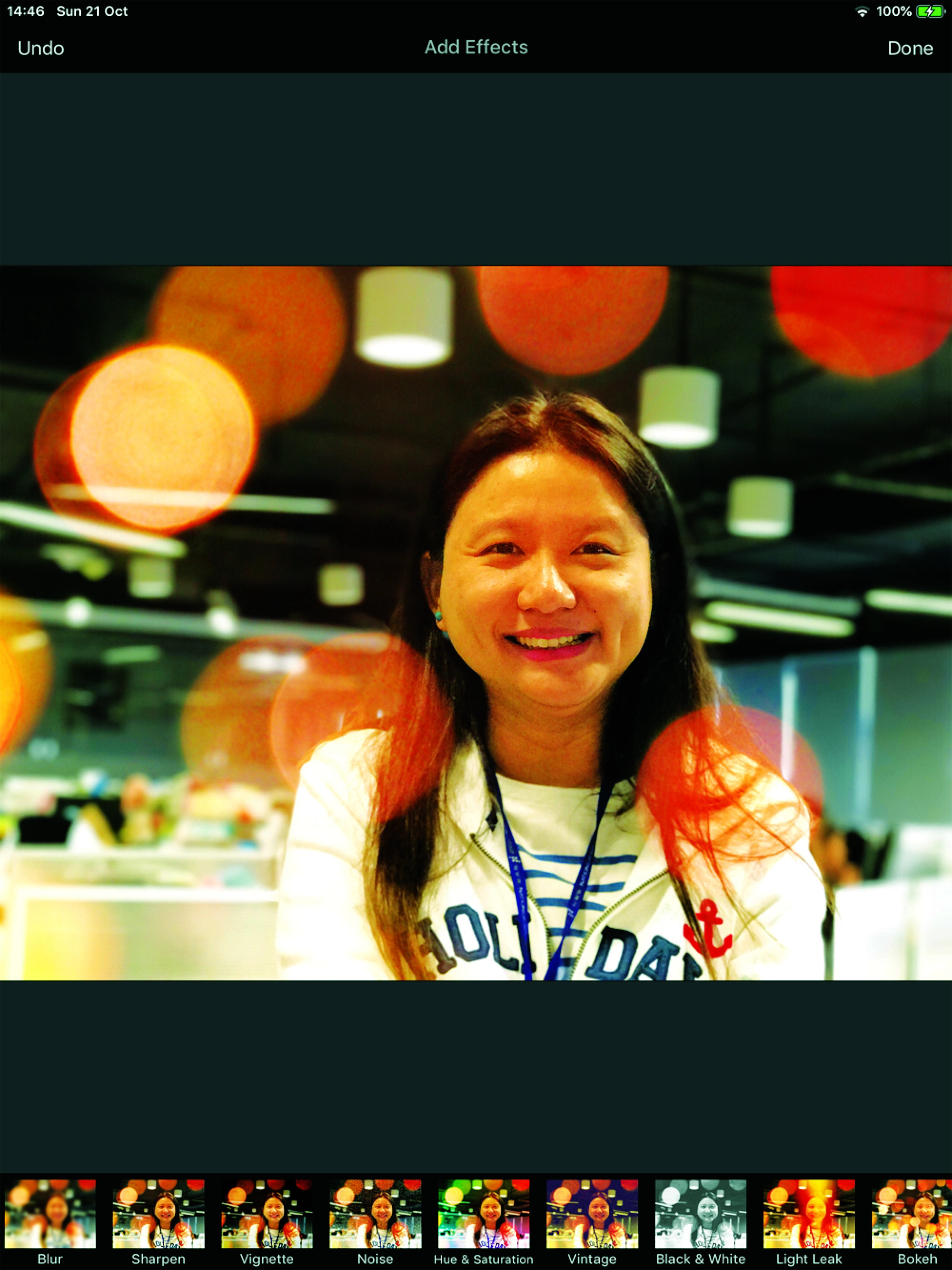 A dark room on your iPad