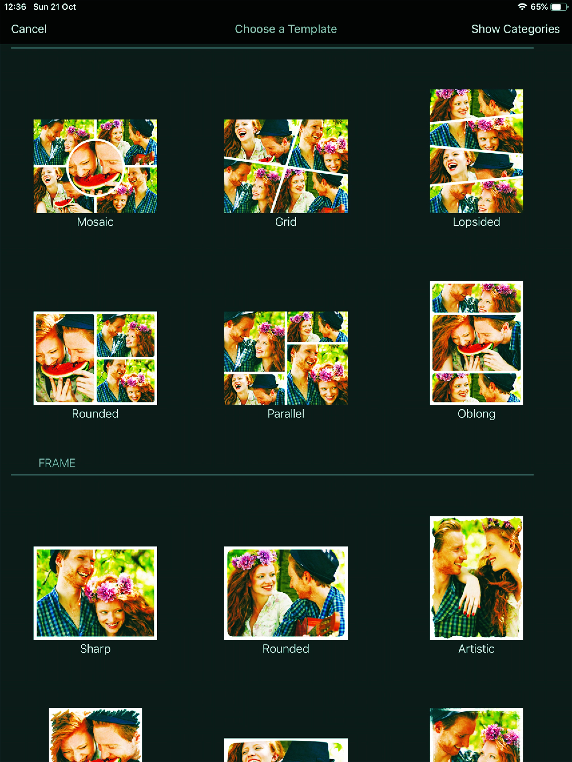 A dark room on your iPad