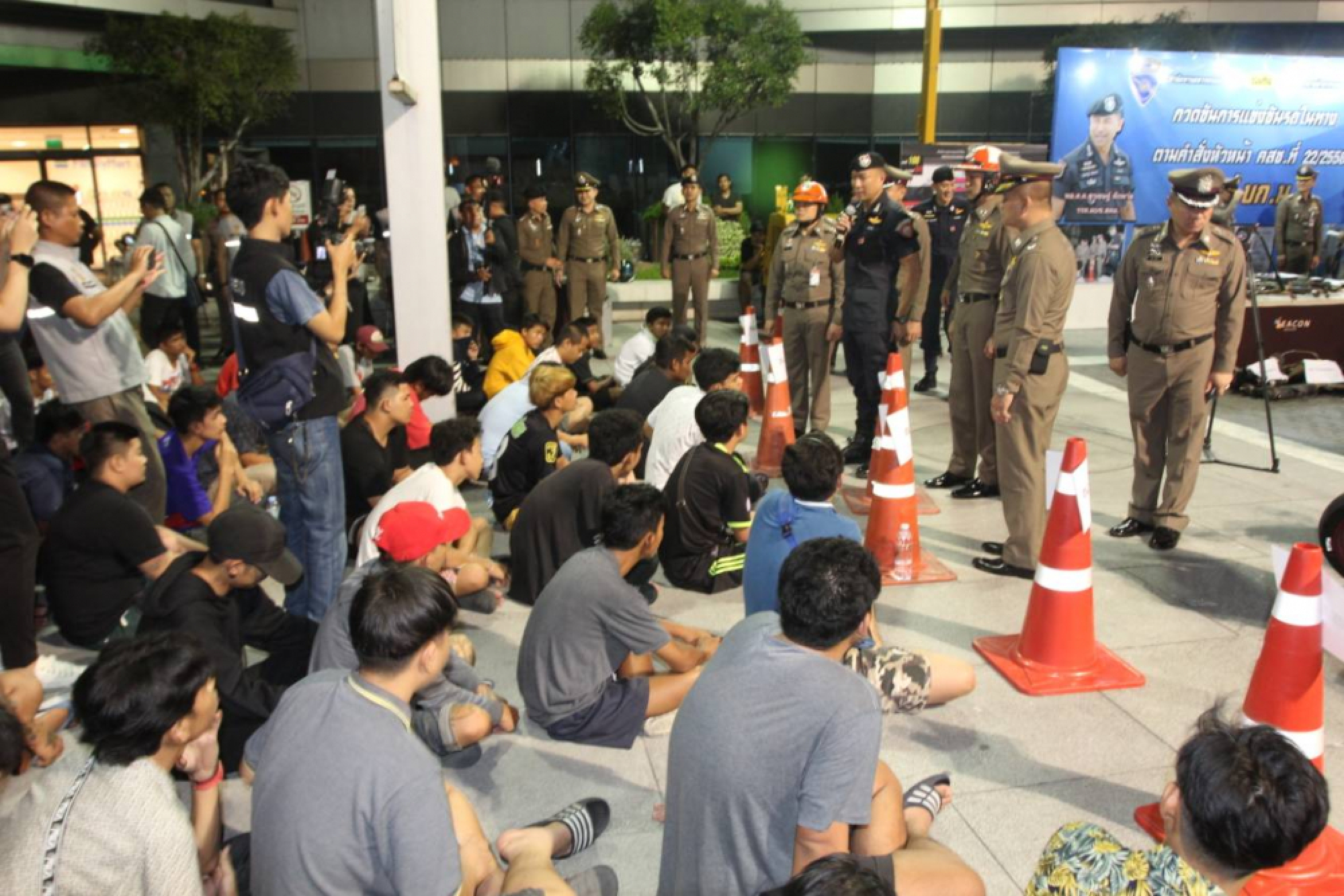 134 arrested, 120 illegally-modified motorcycles seized in Bangkok