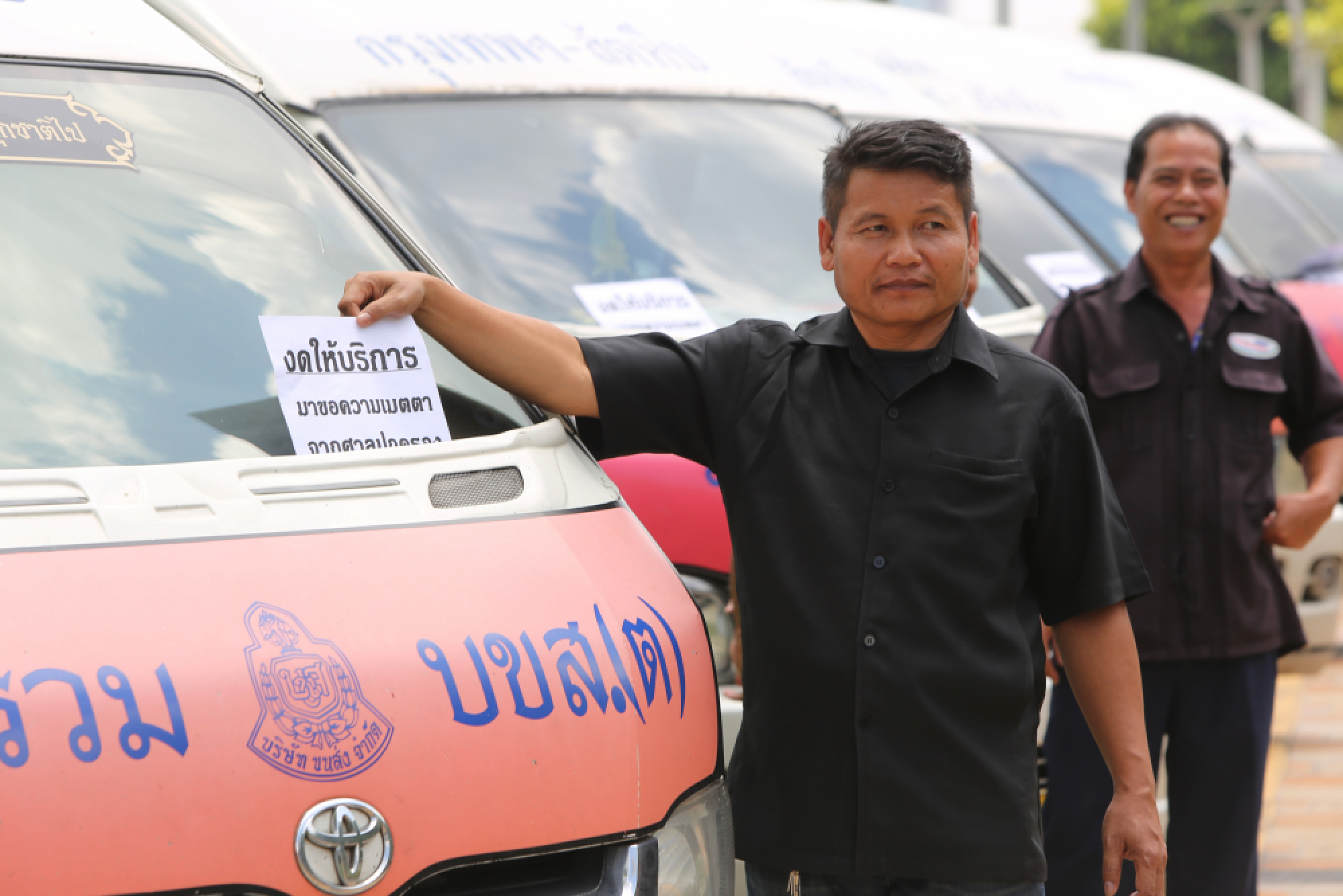 Protesters defiant as older vans forced off roads