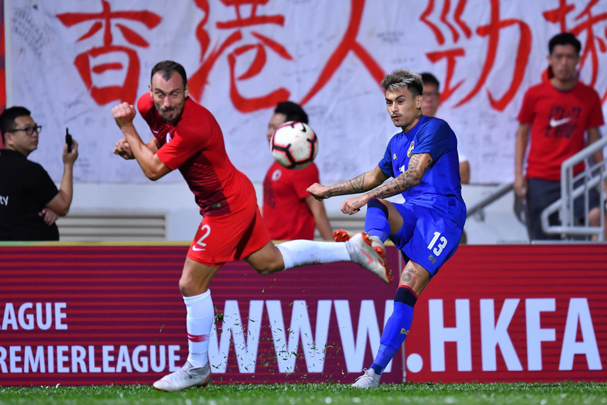 Roller fires fast goal as Thailand tame Hong Kong in friendly game