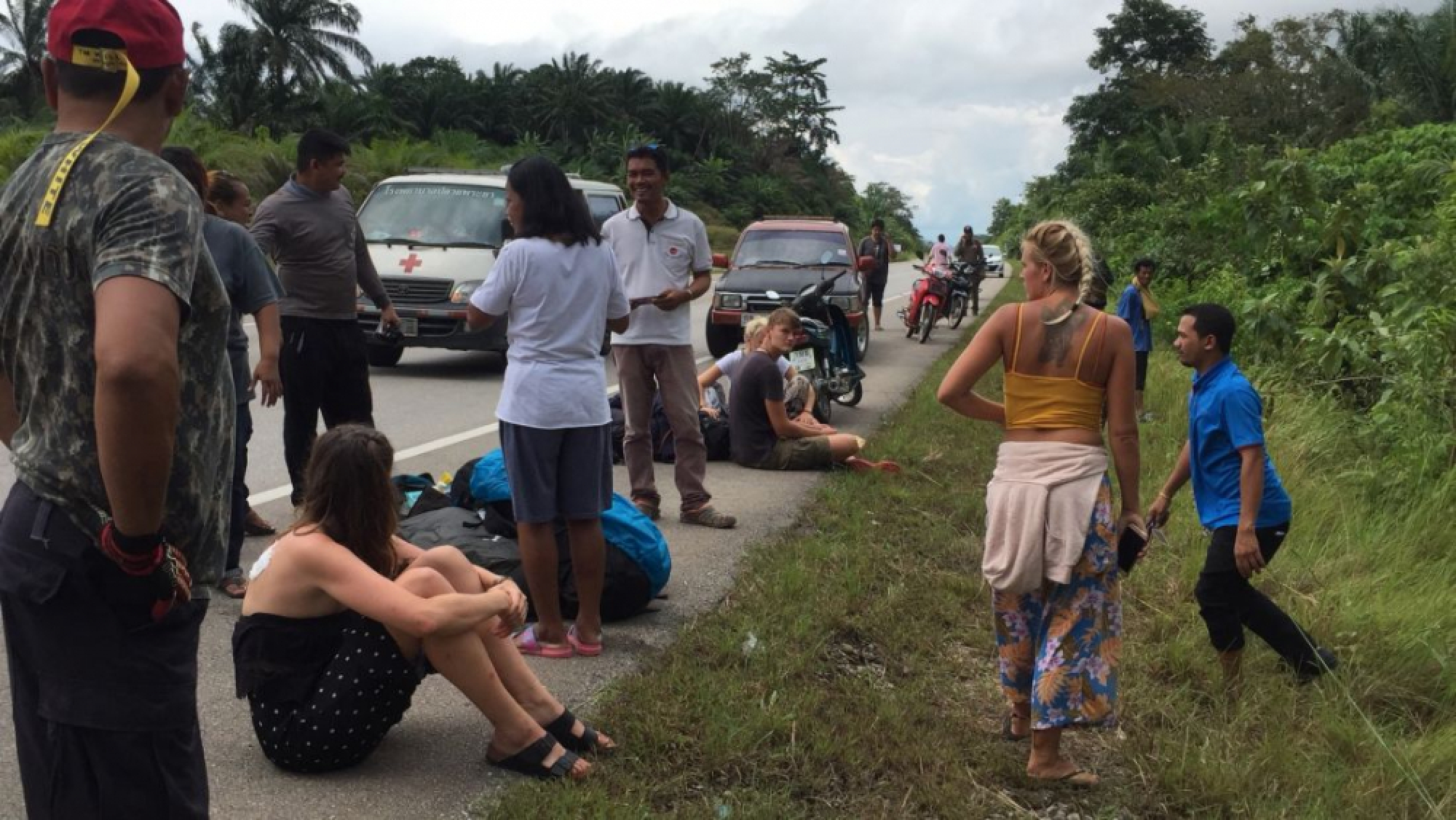 Ten injured in Krabi minivan accident