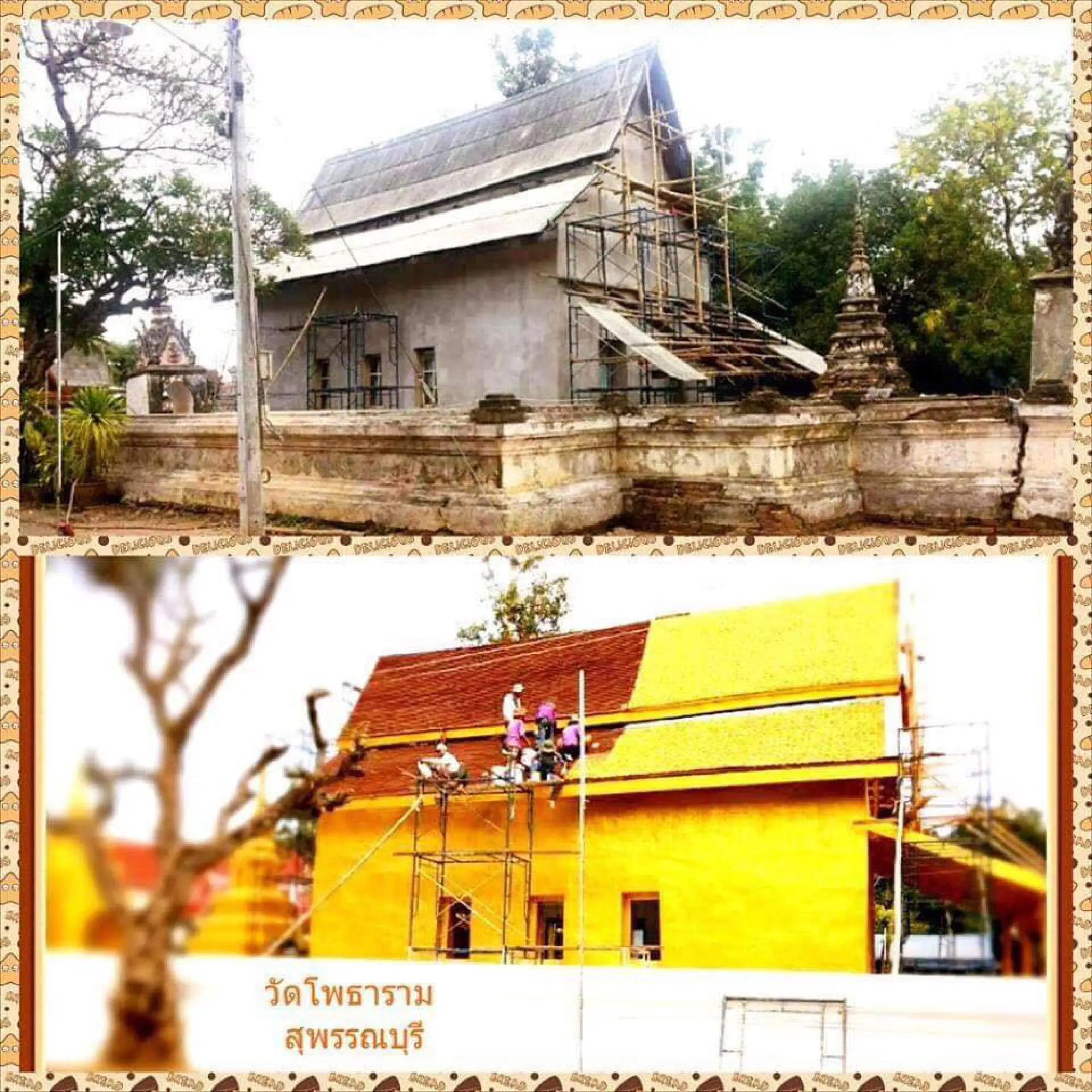 Painting temples gold can land you in jail, warns Fine Art Department