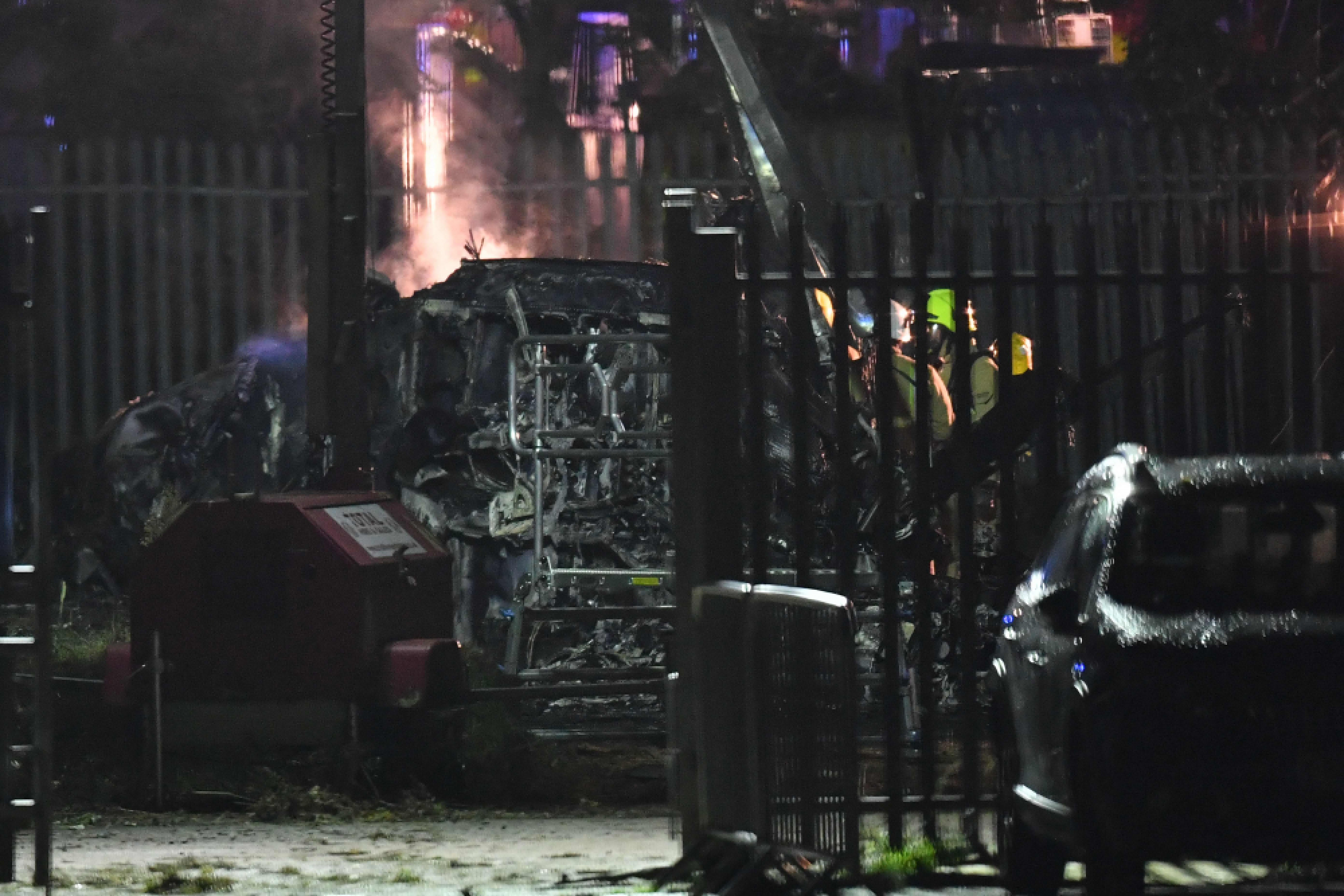 Thai billionaire's family visit Leicester crash site