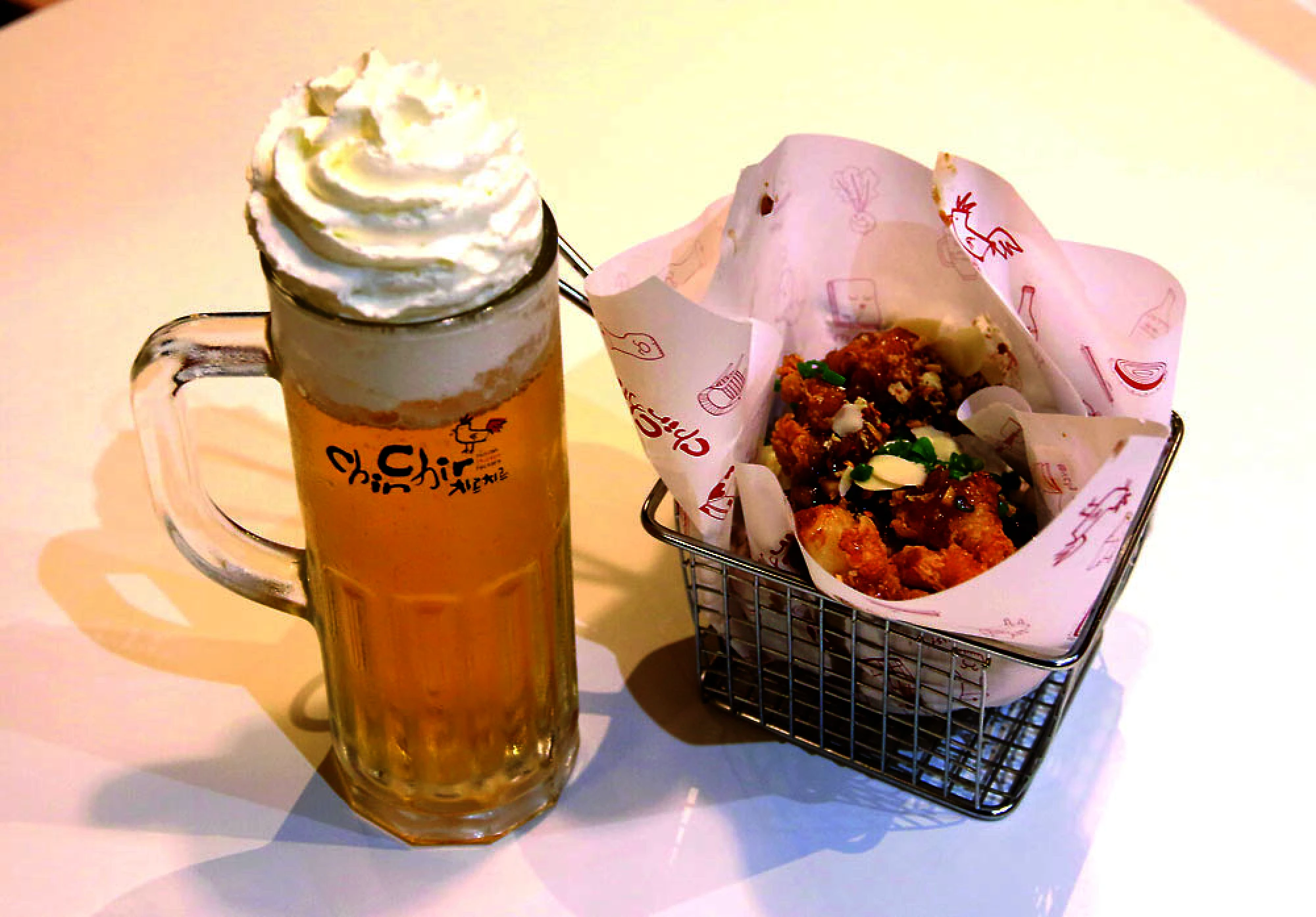 Chicken with a Korean flavour