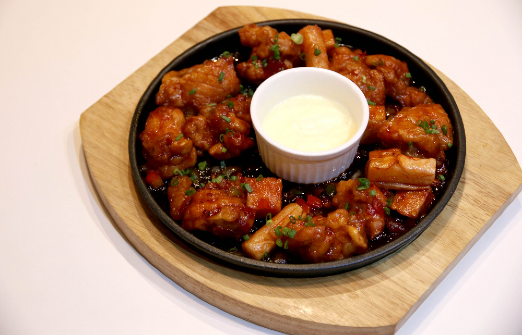 Chicken with a Korean flavour