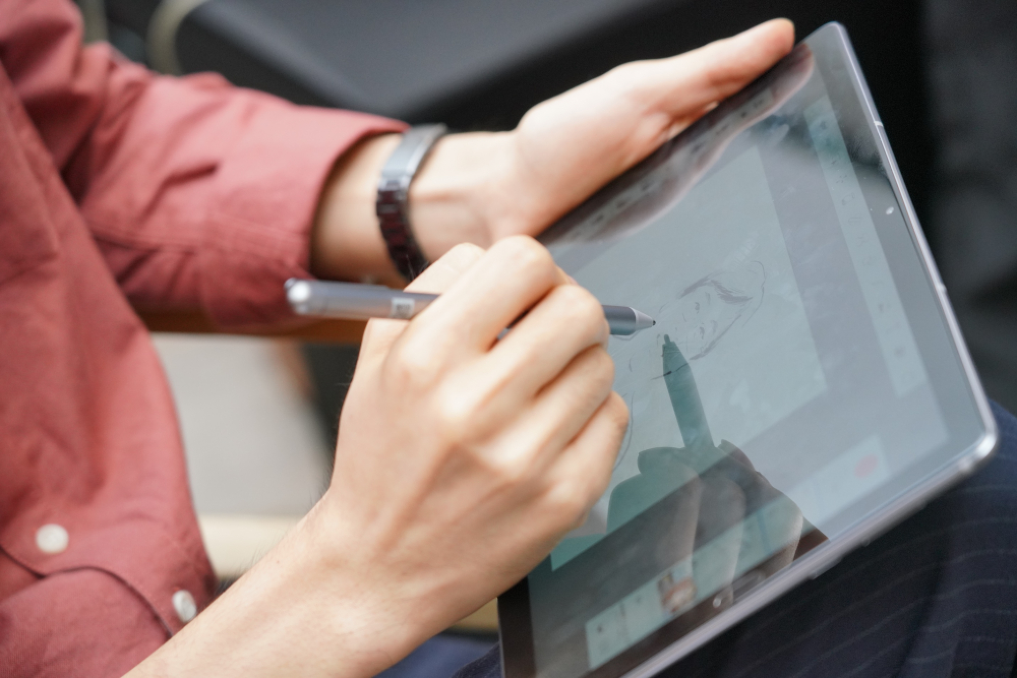 Getting creative with a tablet